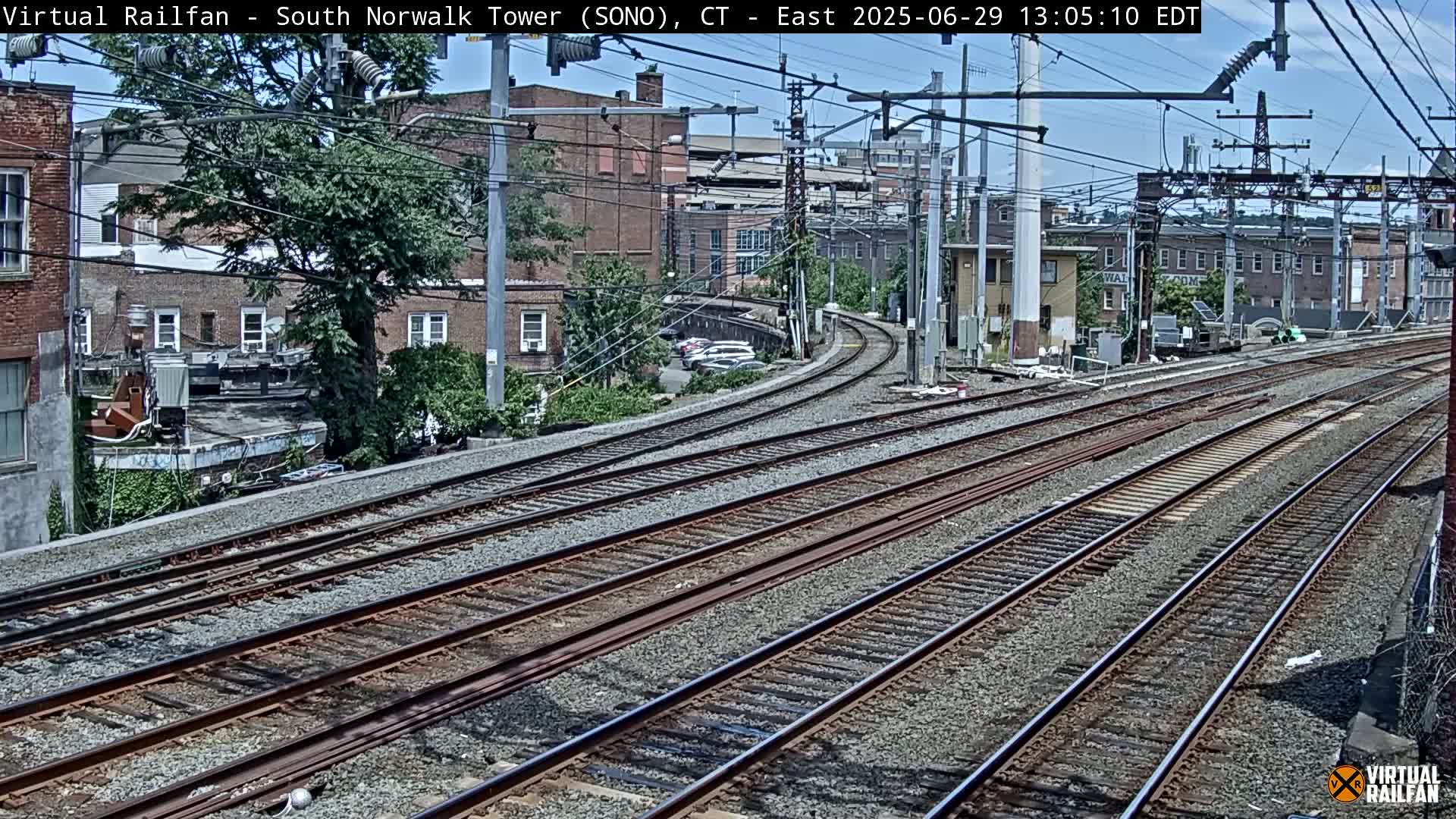 Norwalk  Railway Bridge Junction Live Cam - Norwalk, Fairfield, Connecticut, USA