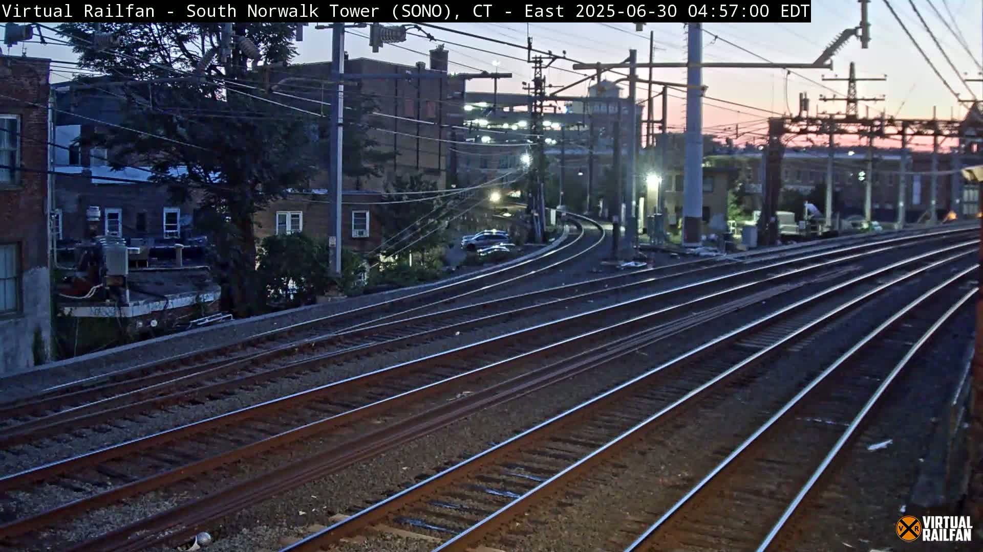 Norwalk  Railway Bridge Junction Live Cam - Norwalk, Fairfield, Connecticut, USA