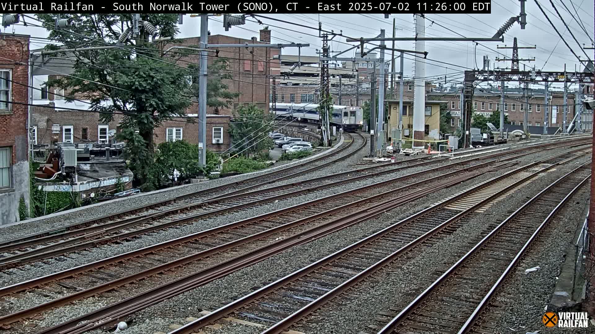 Norwalk  Railway Bridge Junction Live Cam - Norwalk, Fairfield, Connecticut, USA