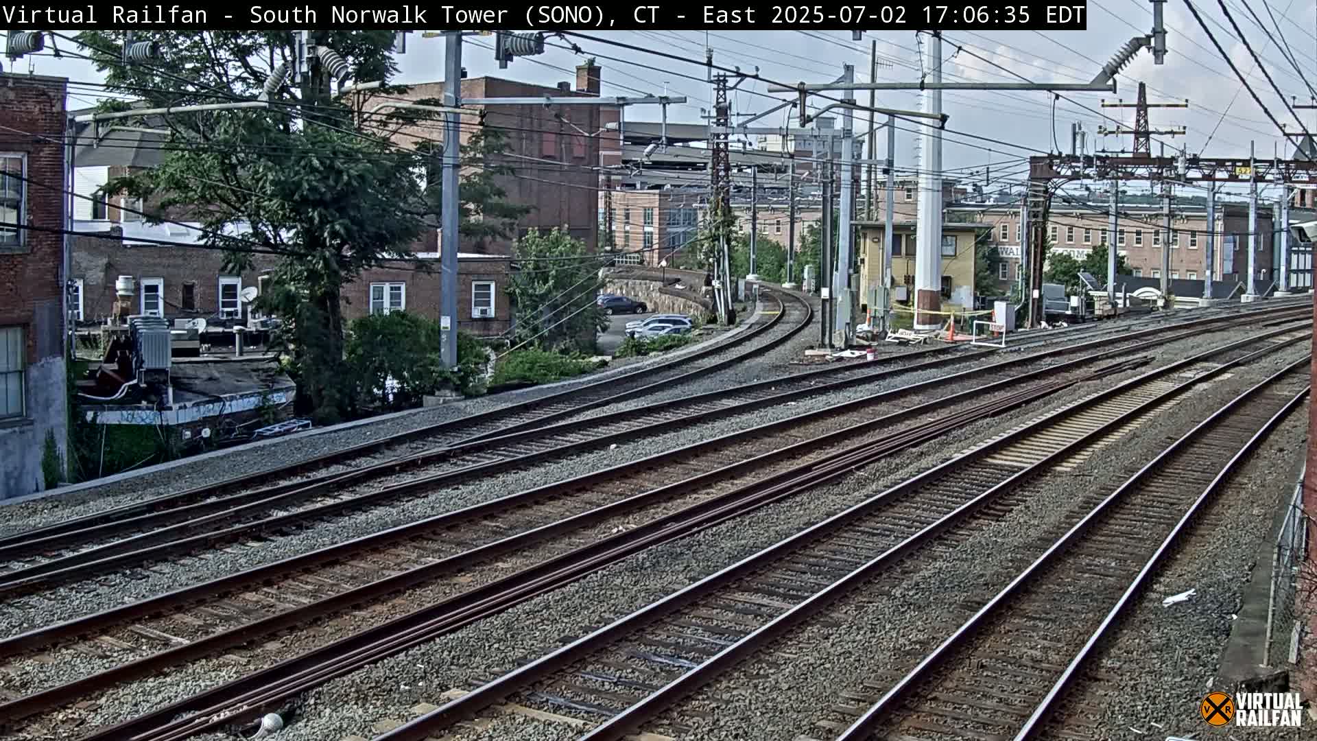 Norwalk  Railway Bridge Junction Live Cam - Norwalk, Fairfield, Connecticut, USA