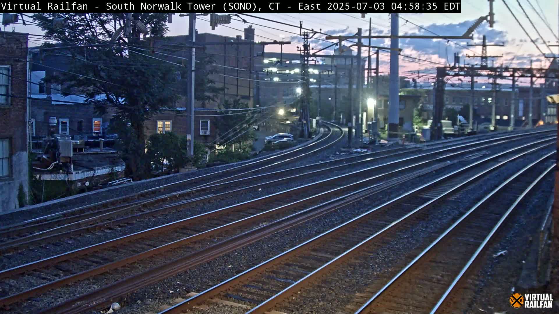 Norwalk  Railway Bridge Junction Live Cam - Norwalk, Fairfield, Connecticut, USA