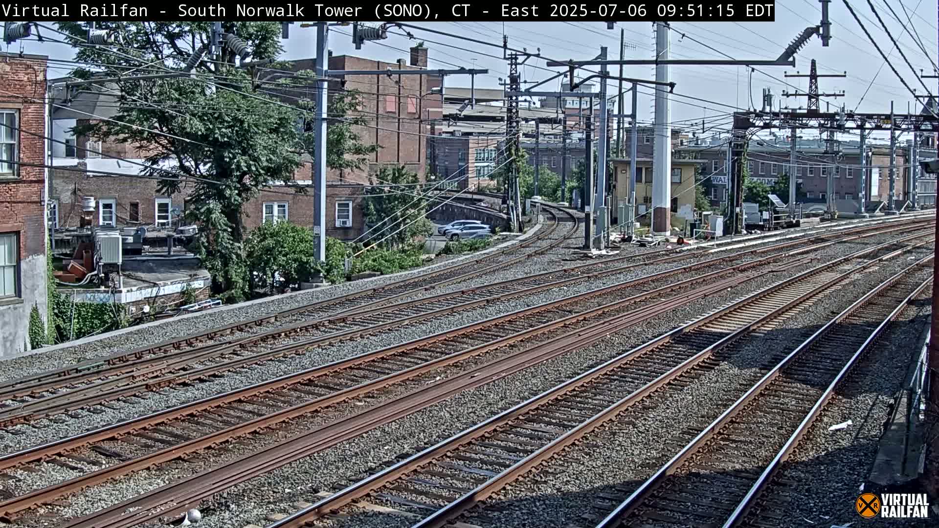 Norwalk  Railway Bridge Junction Live Cam - Norwalk, Fairfield, Connecticut, USA