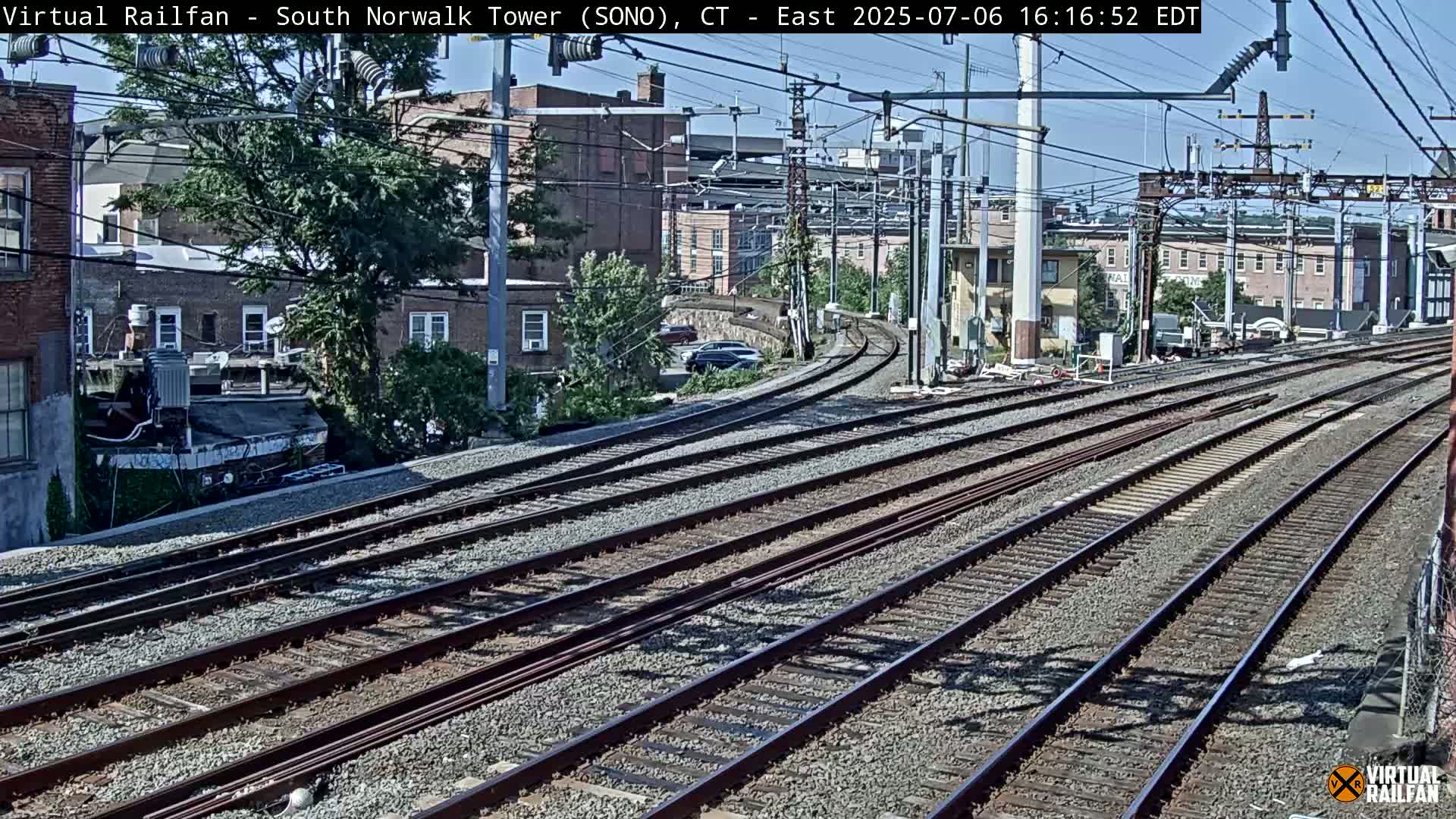 Norwalk  Railway Bridge Junction Live Cam - Norwalk, Fairfield, Connecticut, USA
