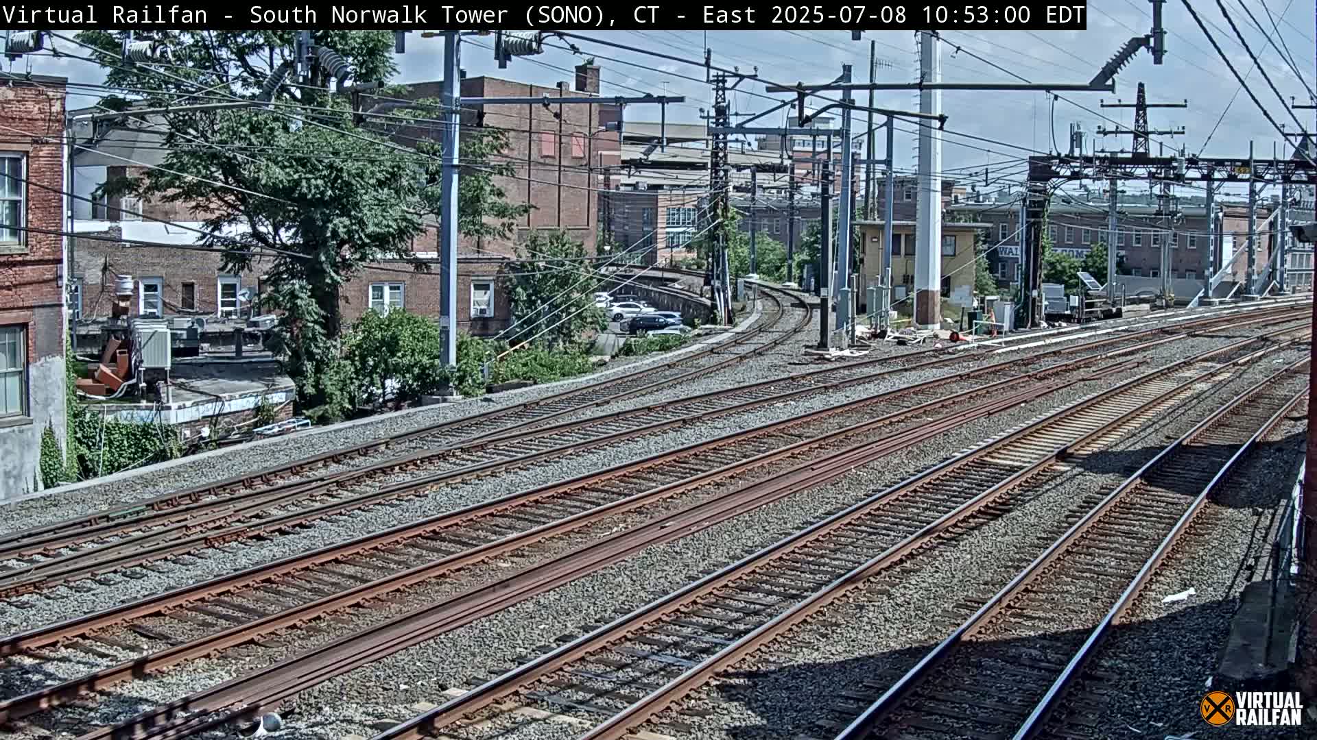 Norwalk  Railway Bridge Junction Live Cam - Norwalk, Fairfield, Connecticut, USA