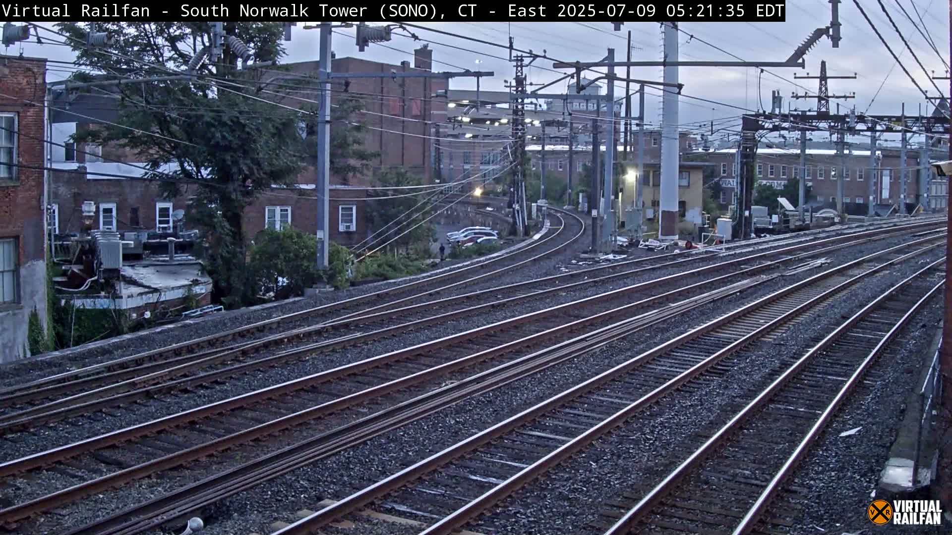 Norwalk  Railway Bridge Junction Live Cam - Norwalk, Fairfield, Connecticut, USA