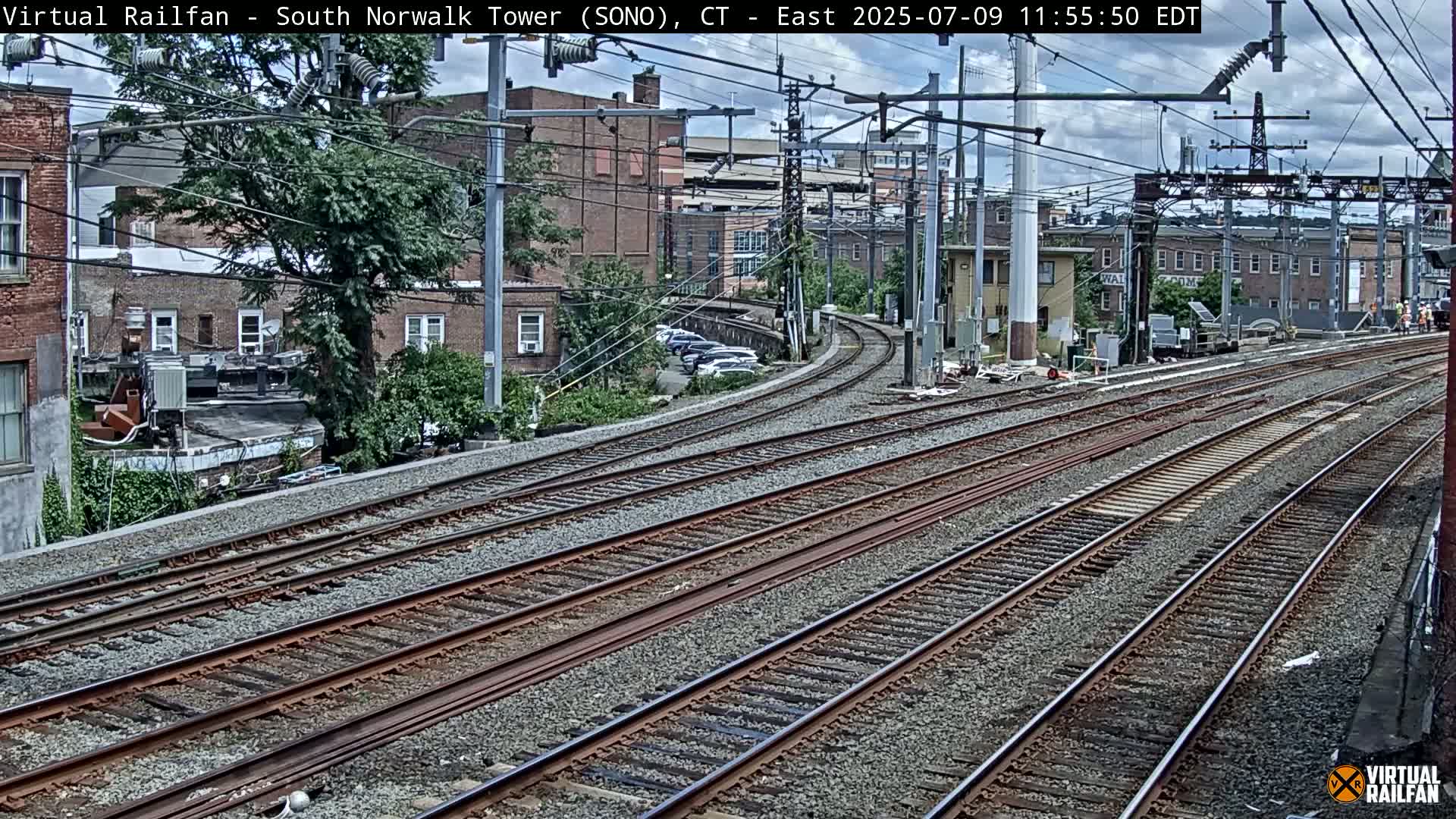 Norwalk  Railway Bridge Junction Live Cam - Norwalk, Fairfield, Connecticut, USA