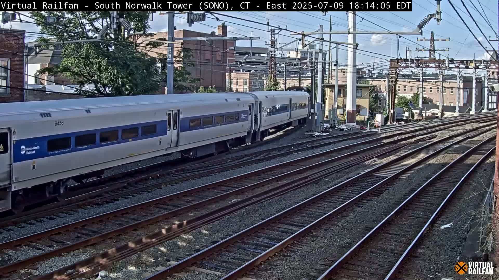 Norwalk  Railway Bridge Junction Live Cam - Norwalk, Fairfield, Connecticut, USA