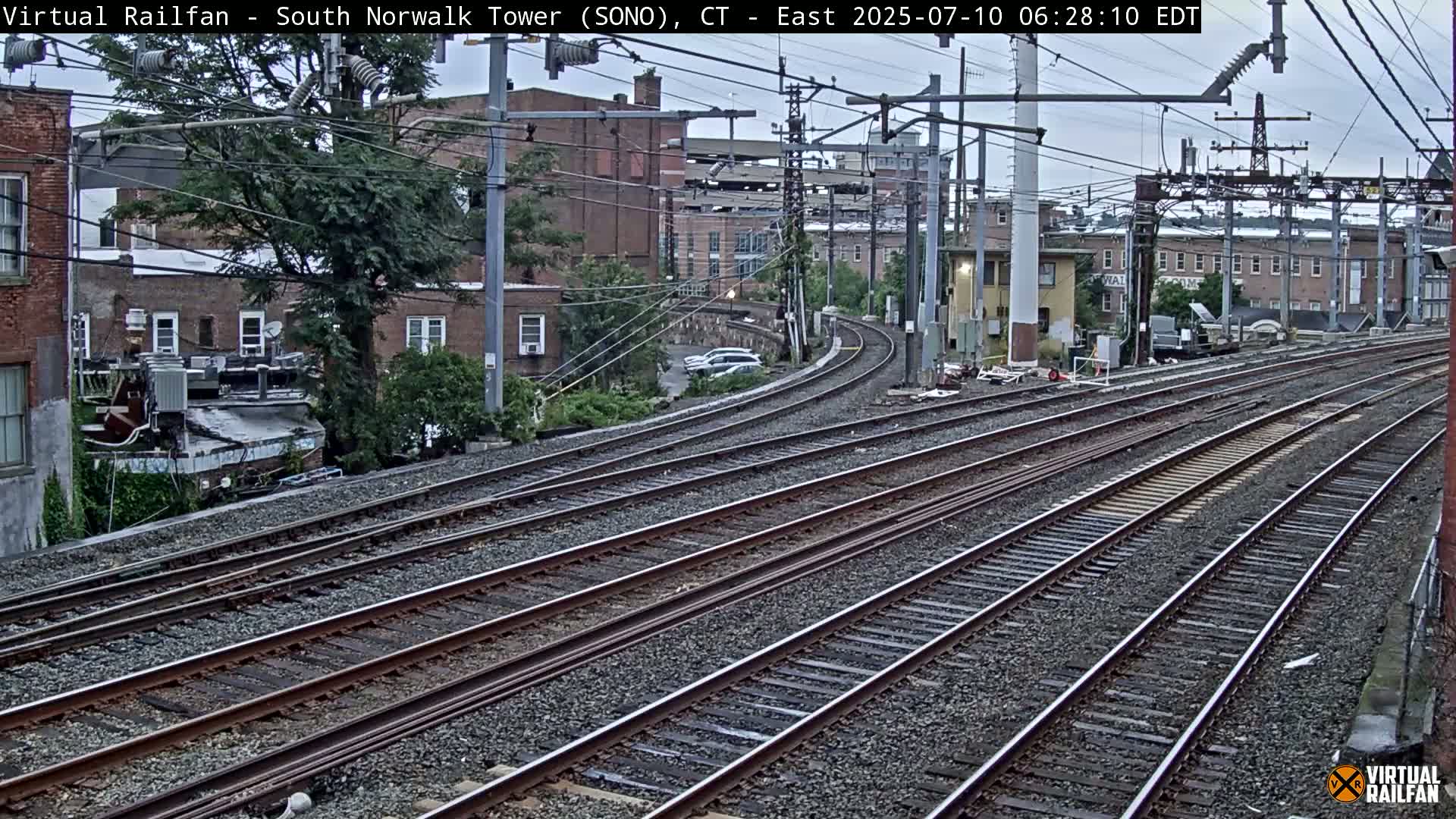 Norwalk  Railway Bridge Junction Live Cam - Norwalk, Fairfield, Connecticut, USA