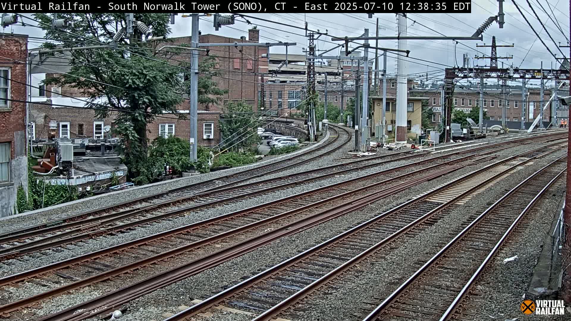 Norwalk  Railway Bridge Junction Live Cam - Norwalk, Fairfield, Connecticut, USA