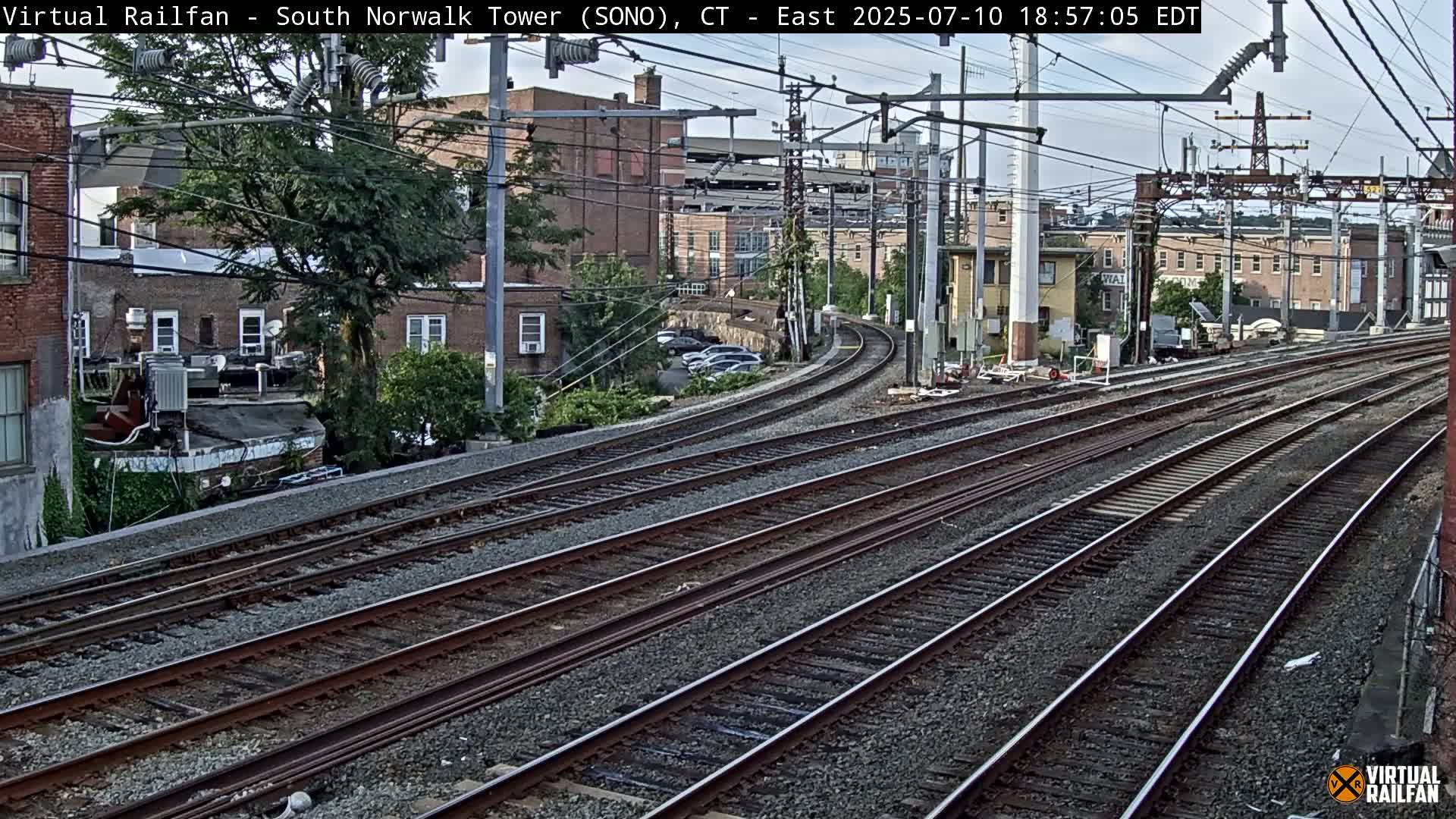 Norwalk  Railway Bridge Junction Live Cam - Norwalk, Fairfield, Connecticut, USA