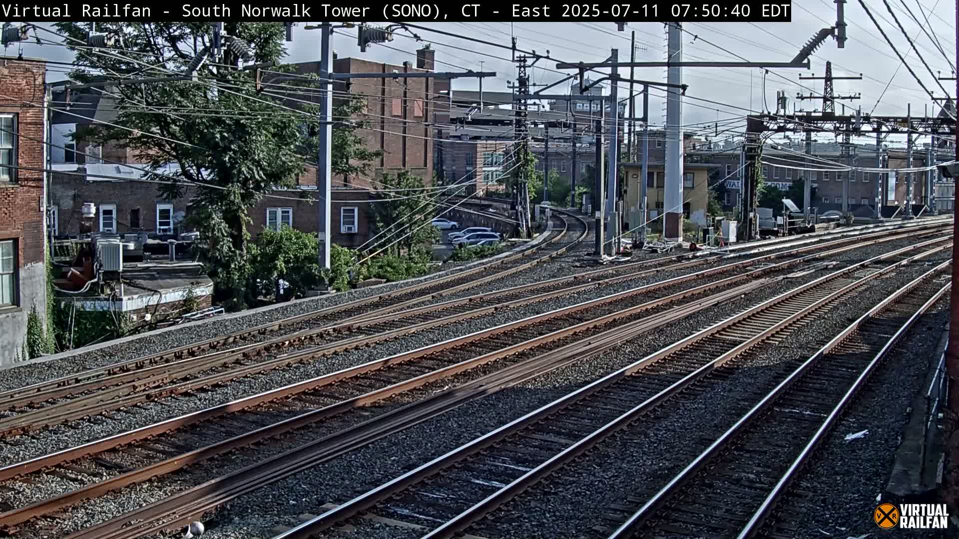 Norwalk  Railway Bridge Junction Live Cam - Norwalk, Fairfield, Connecticut, USA