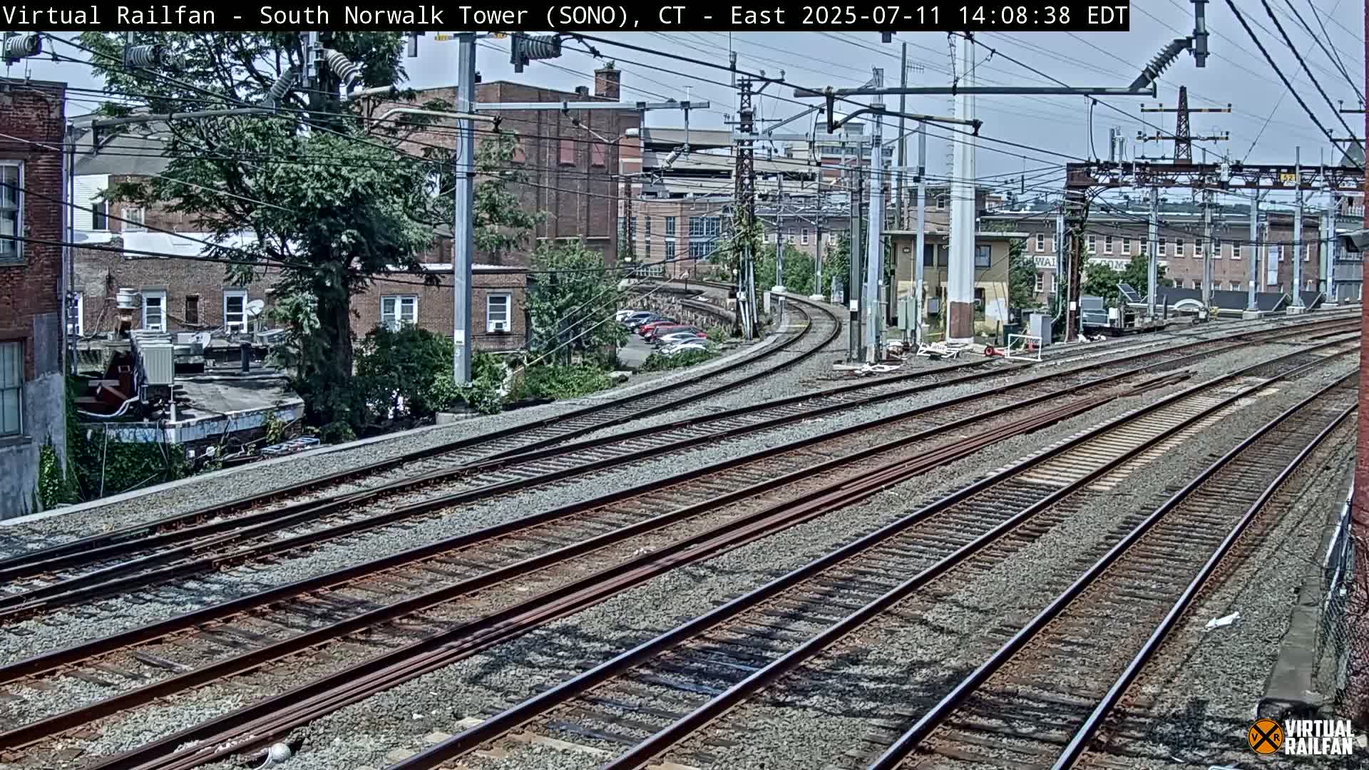 Norwalk  Railway Bridge Junction Live Cam - Norwalk, Fairfield, Connecticut, USA
