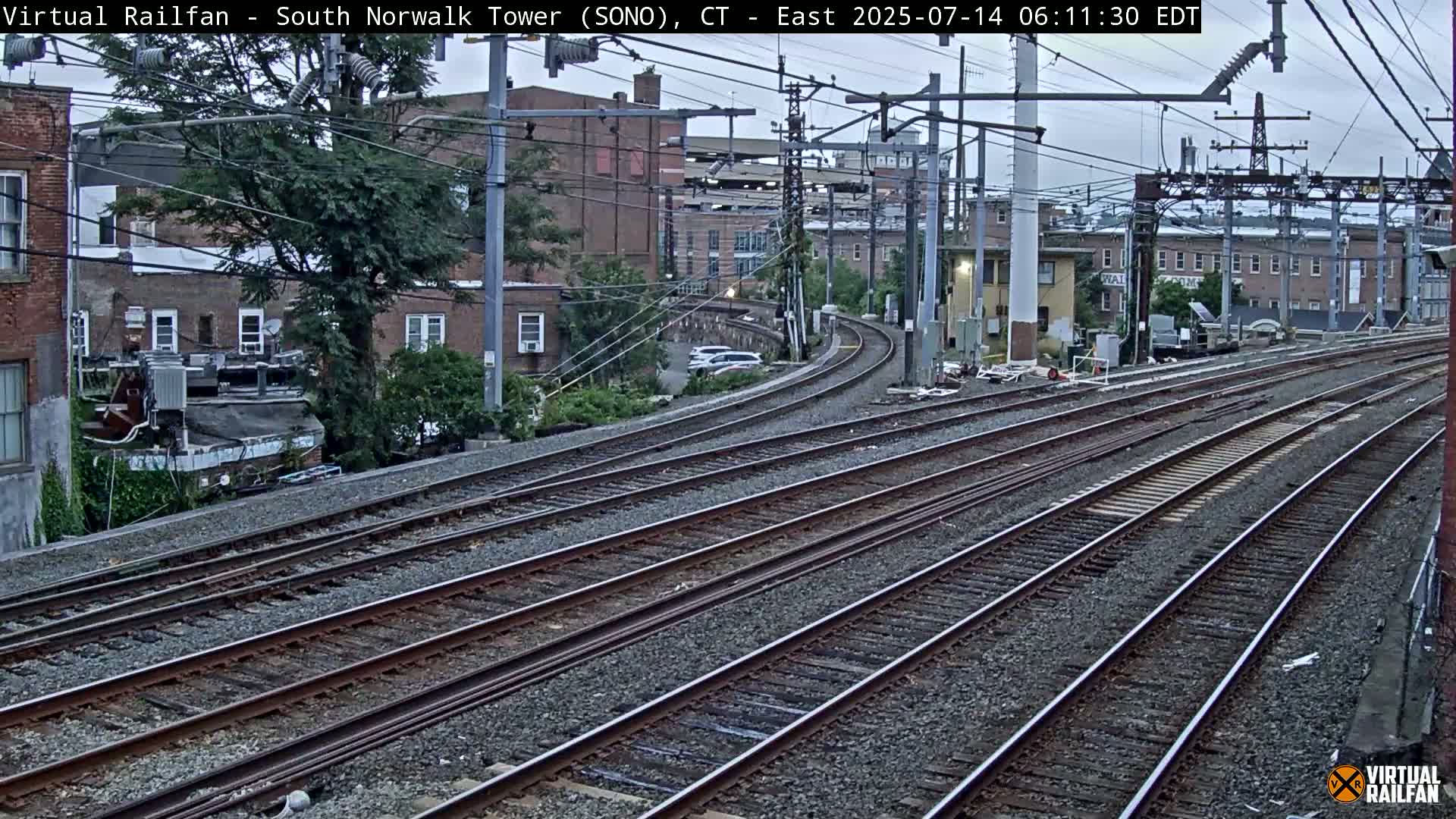 Norwalk  Railway Bridge Junction Live Cam - Norwalk, Fairfield, Connecticut, USA