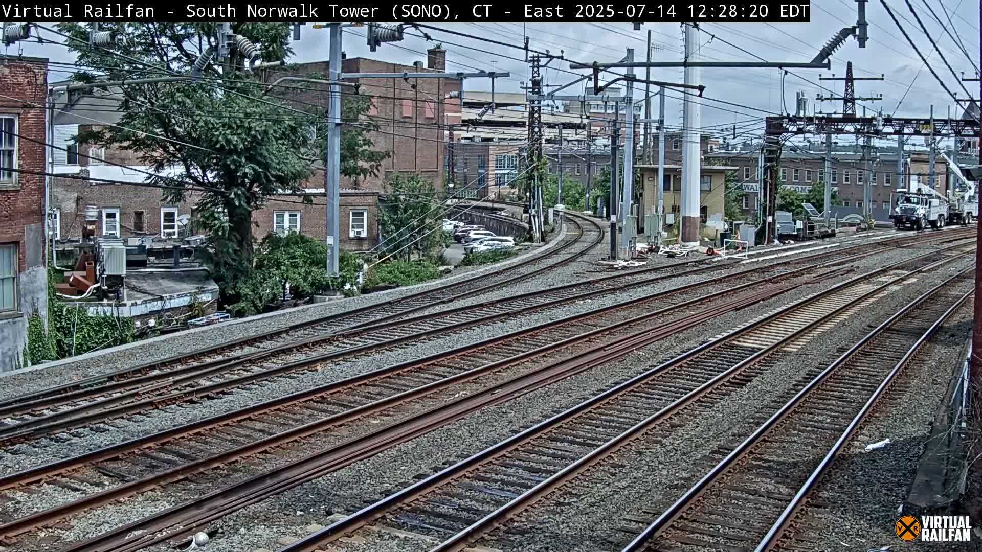 Norwalk  Railway Bridge Junction Live Cam - Norwalk, Fairfield, Connecticut, USA