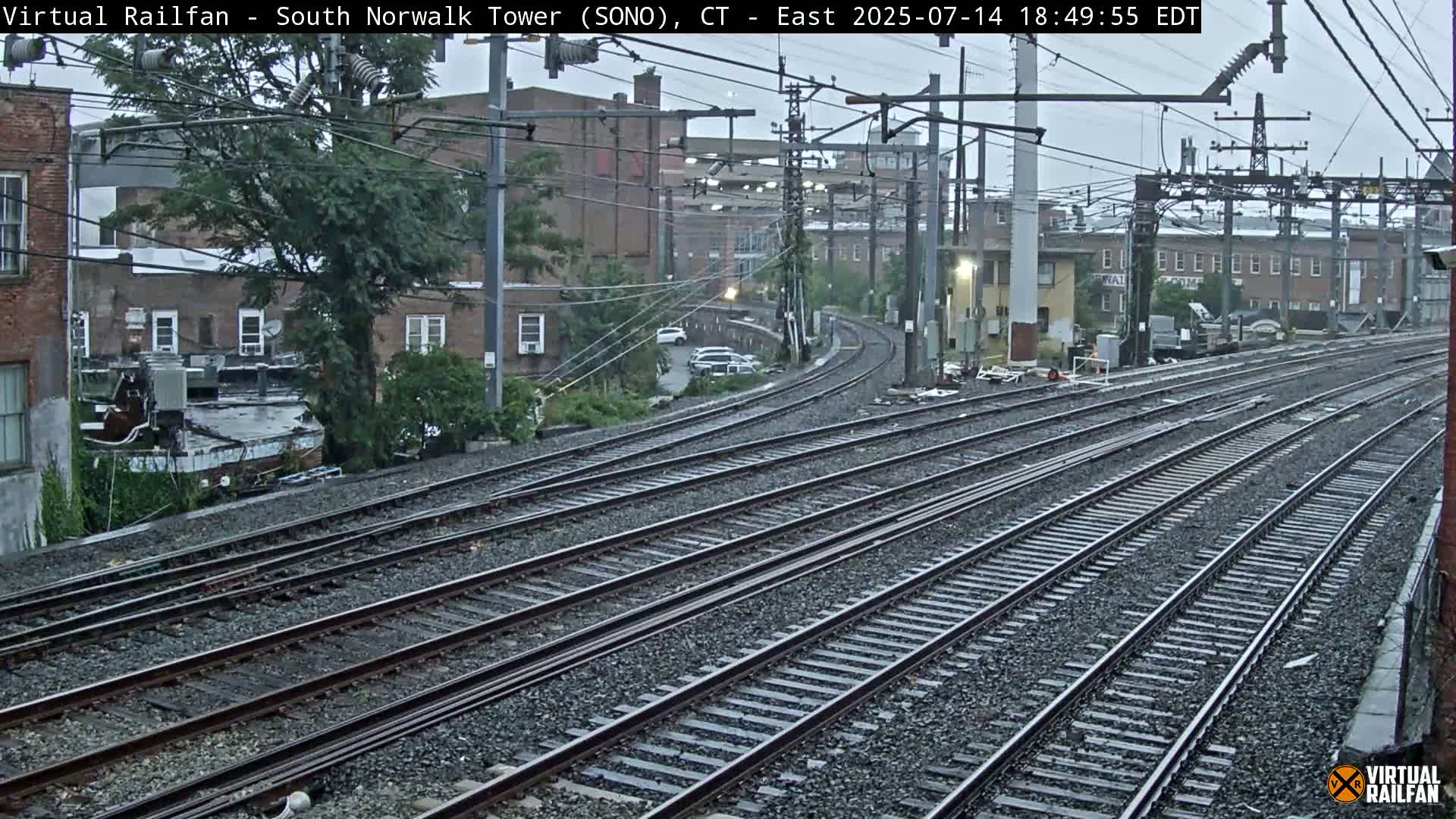 Norwalk  Railway Bridge Junction Live Cam - Norwalk, Fairfield, Connecticut, USA