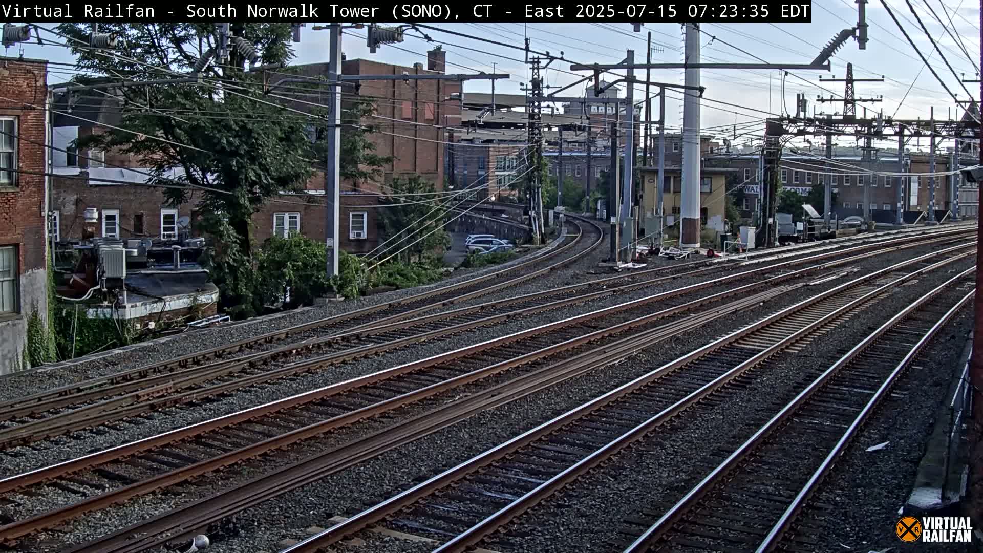 Norwalk  Railway Bridge Junction Live Cam - Norwalk, Fairfield, Connecticut, USA