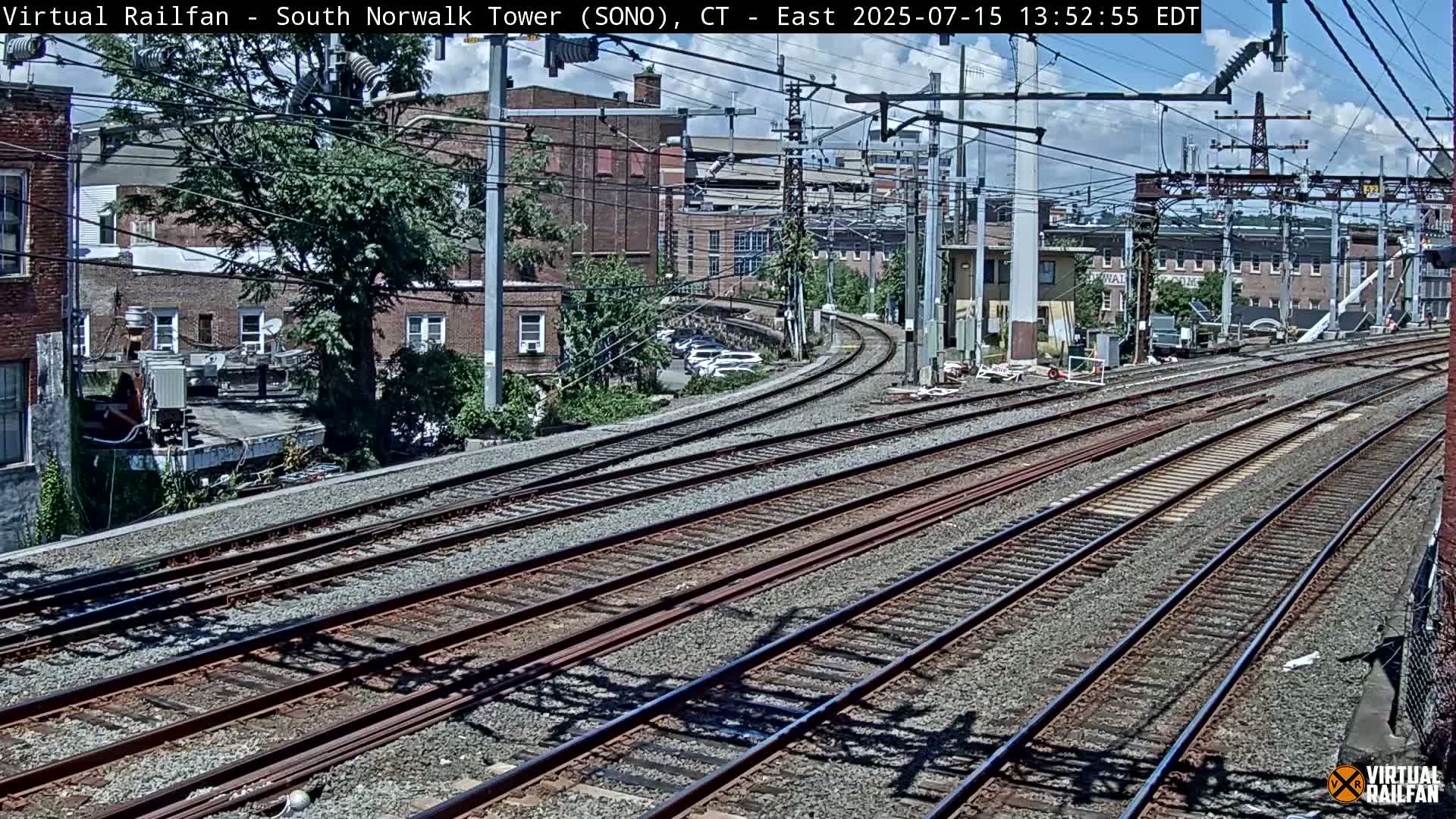 Norwalk  Railway Bridge Junction Live Cam - Norwalk, Fairfield, Connecticut, USA