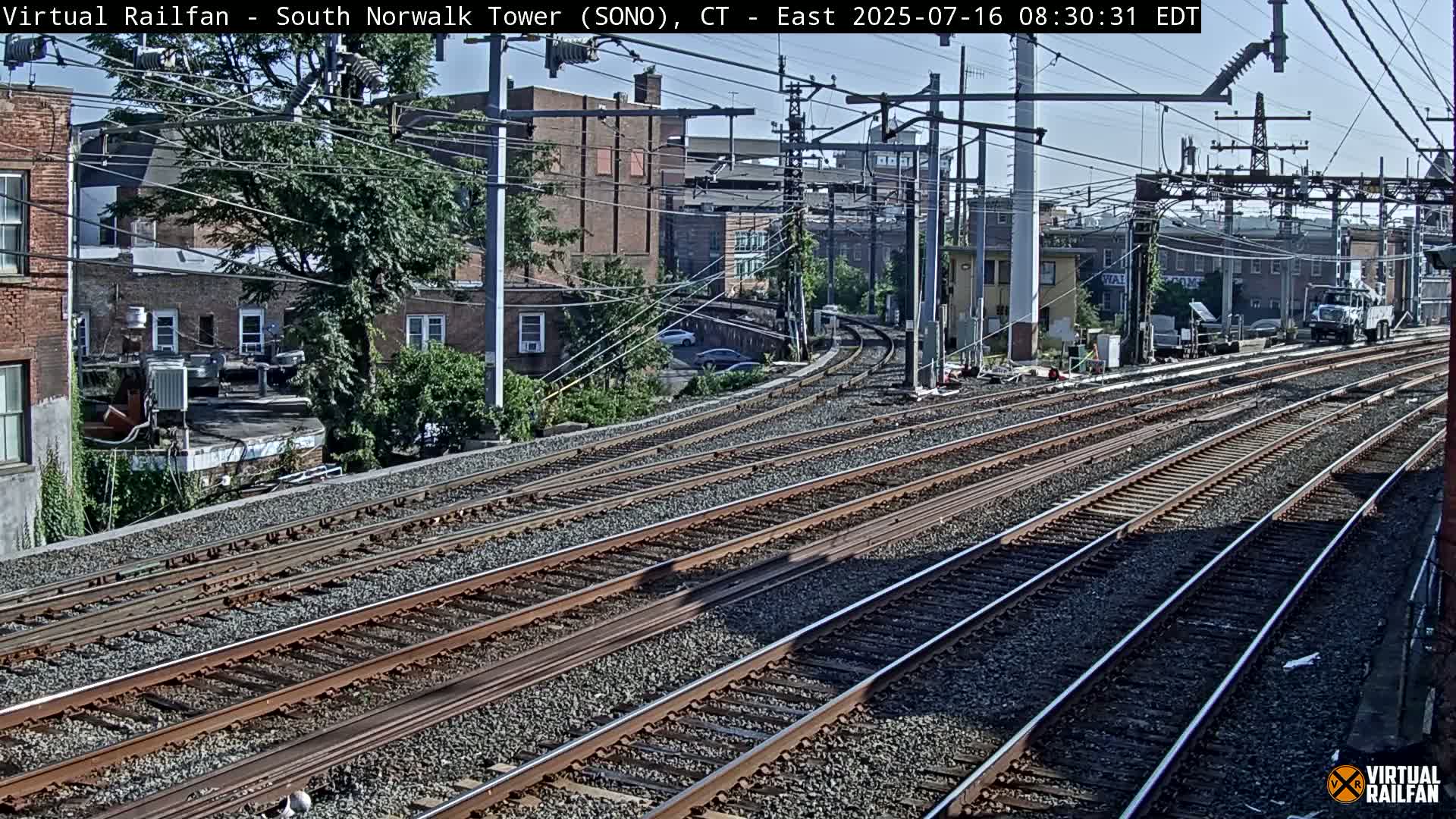 Norwalk  Railway Bridge Junction Live Cam - Norwalk, Fairfield, Connecticut, USA