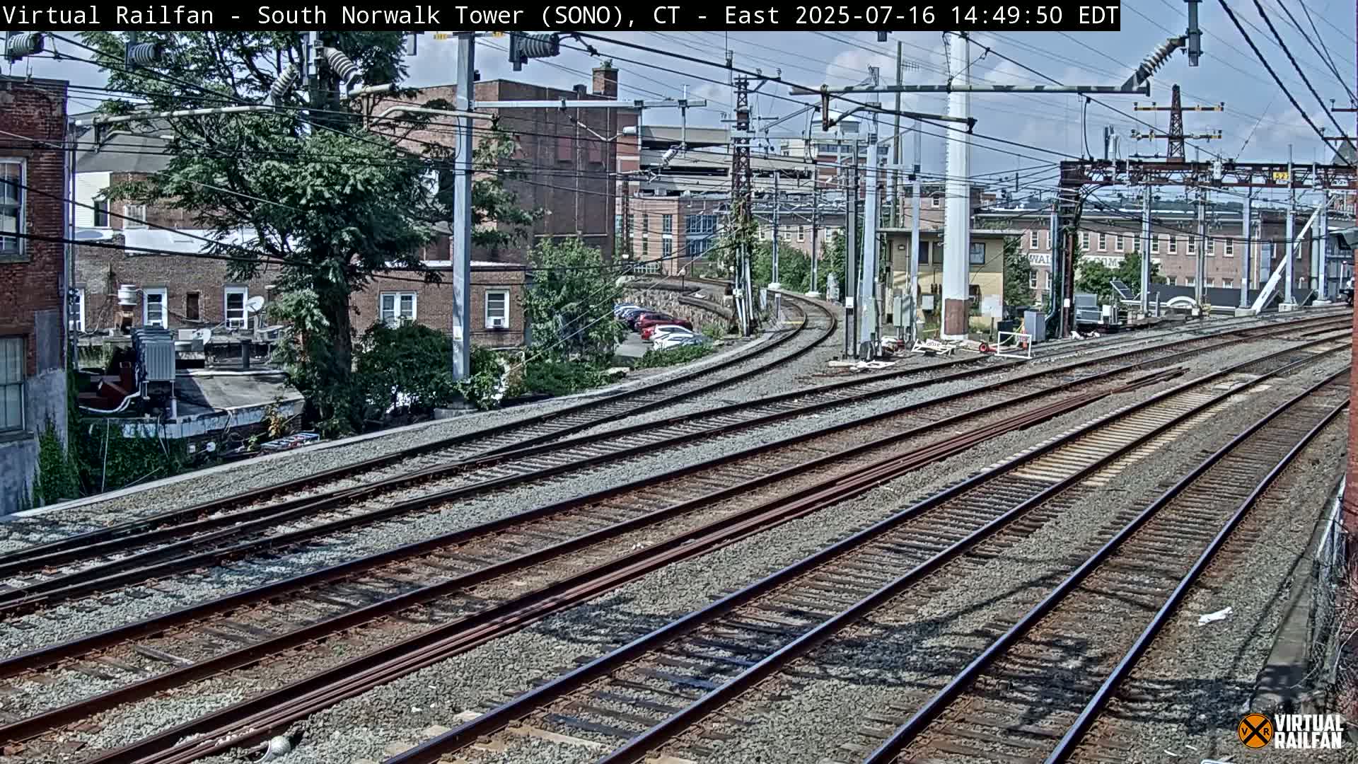 Norwalk  Railway Bridge Junction Live Cam - Norwalk, Fairfield, Connecticut, USA