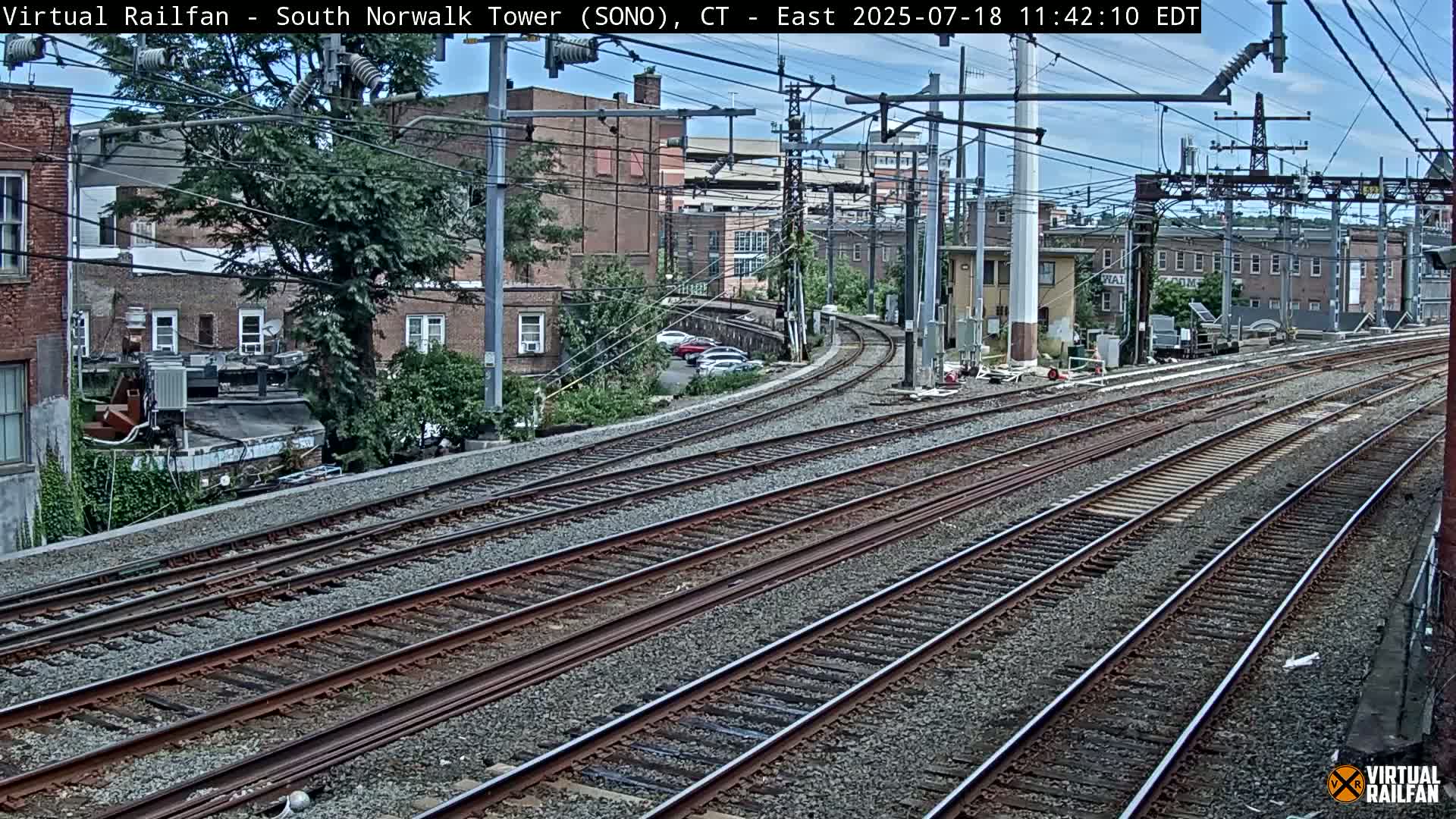 Norwalk  Railway Bridge Junction Live Cam - Norwalk, Fairfield, Connecticut, USA