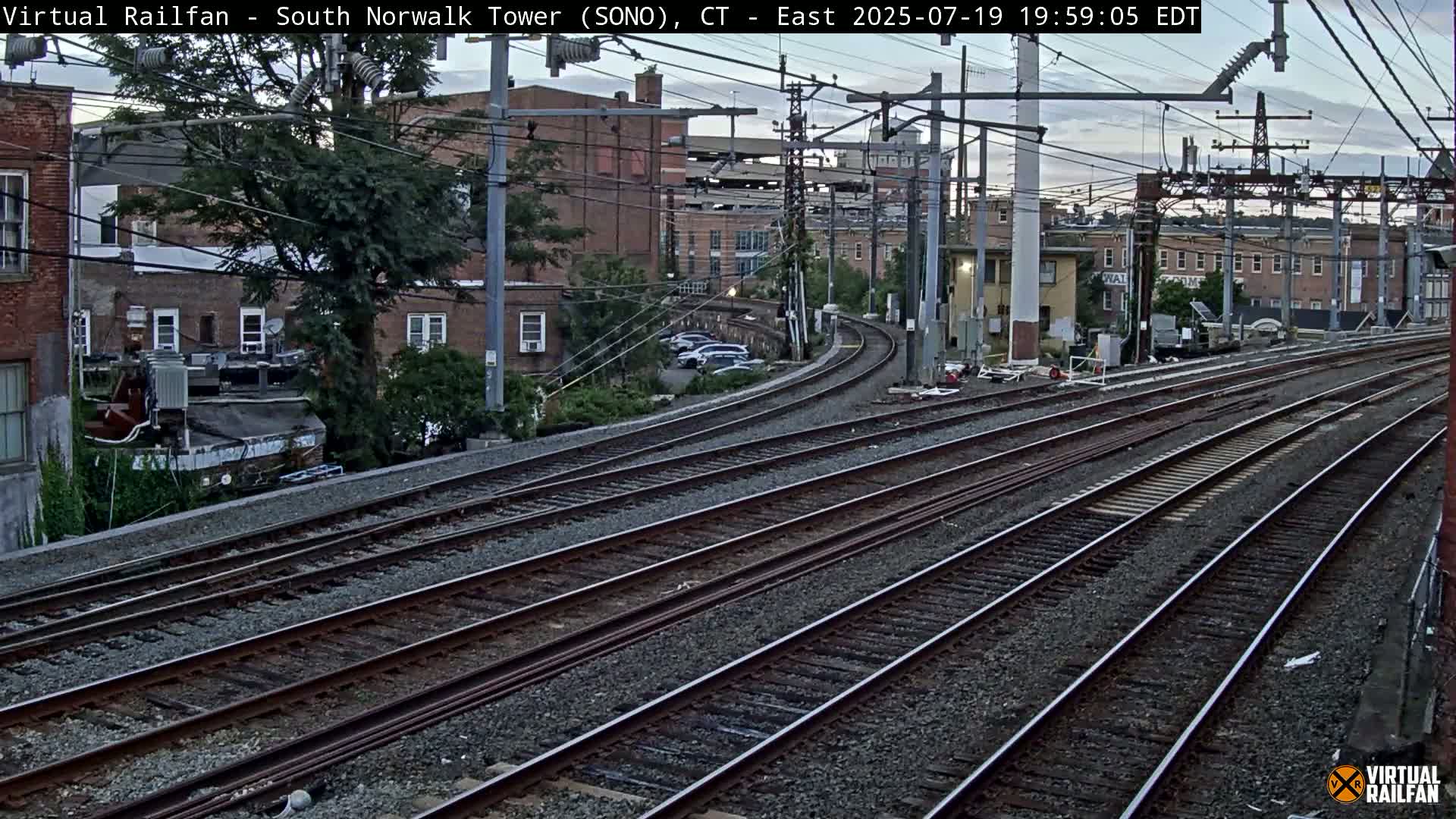 Norwalk  Railway Bridge Junction Live Cam - Norwalk, Fairfield, Connecticut, USA
