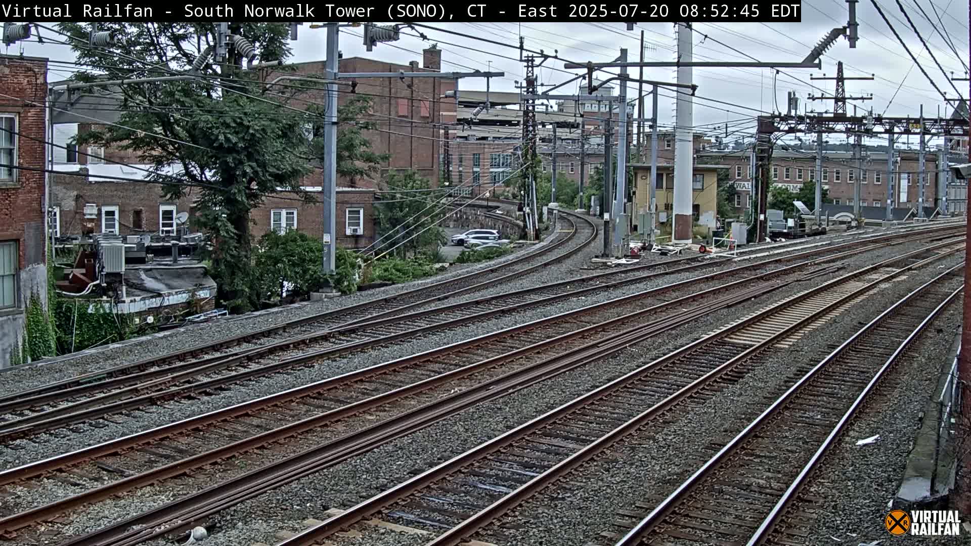 Norwalk  Railway Bridge Junction Live Cam - Norwalk, Fairfield, Connecticut, USA
