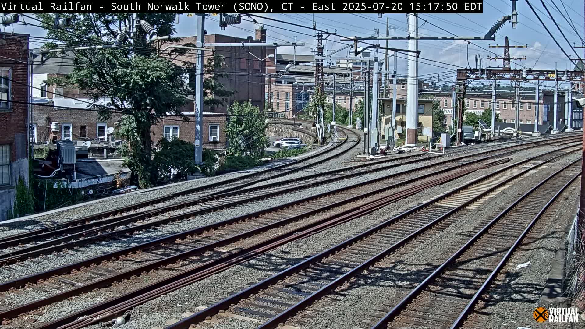 Norwalk  Railway Bridge Junction Live Cam - Norwalk, Fairfield, Connecticut, USA