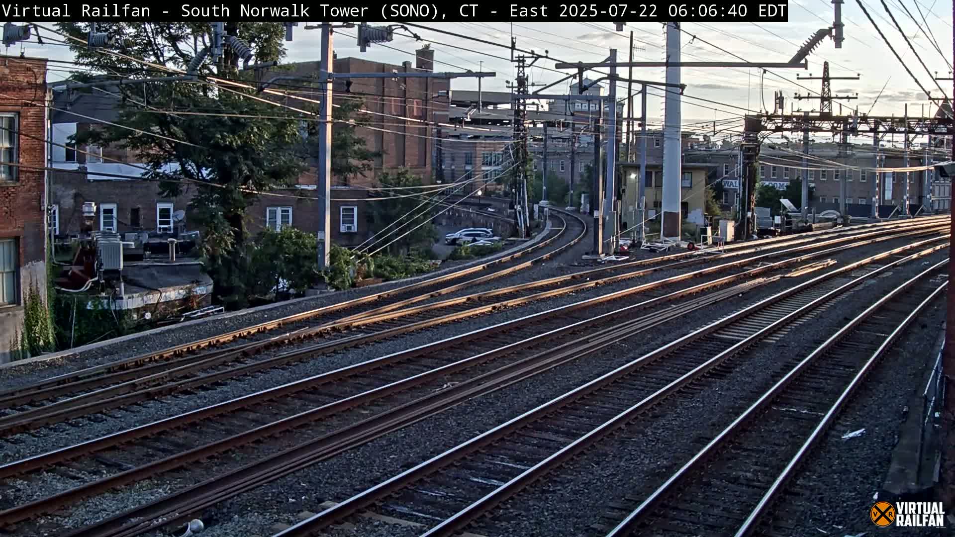 Norwalk  Railway Bridge Junction Live Cam - Norwalk, Fairfield, Connecticut, USA