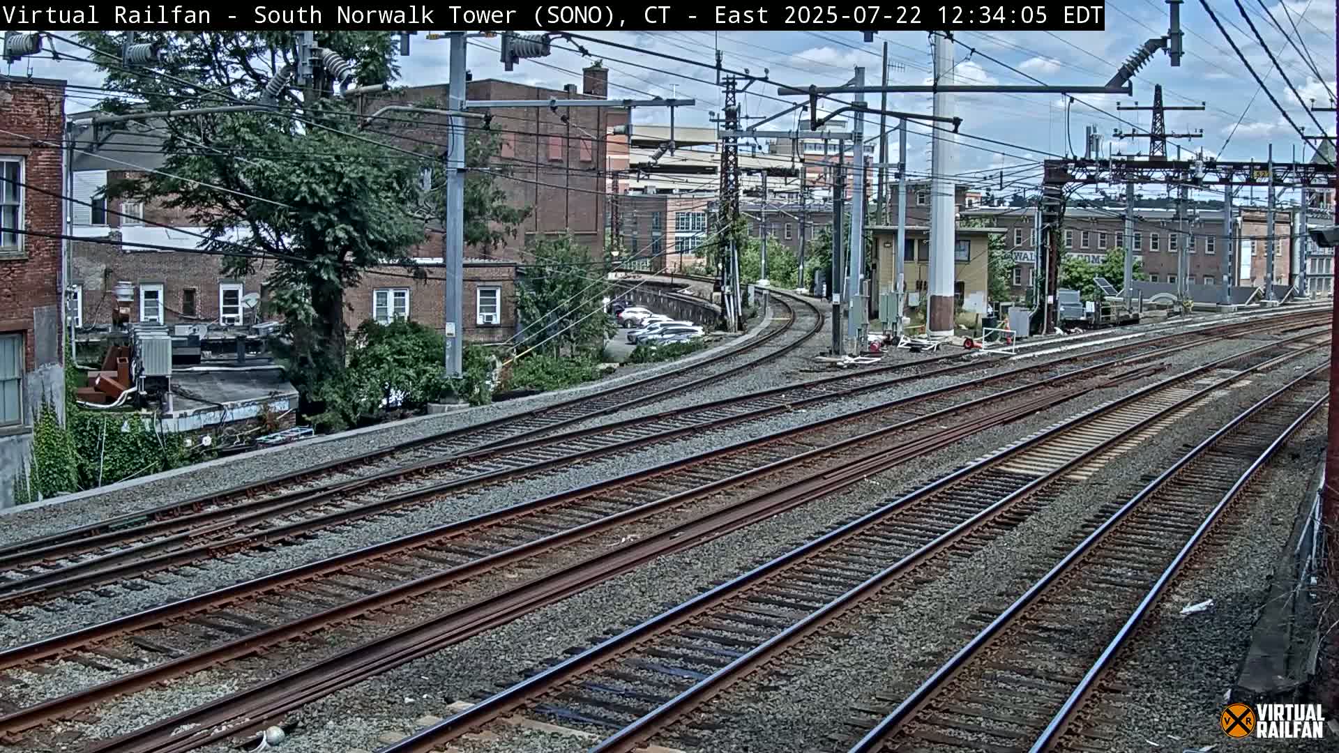Norwalk  Railway Bridge Junction Live Cam - Norwalk, Fairfield, Connecticut, USA