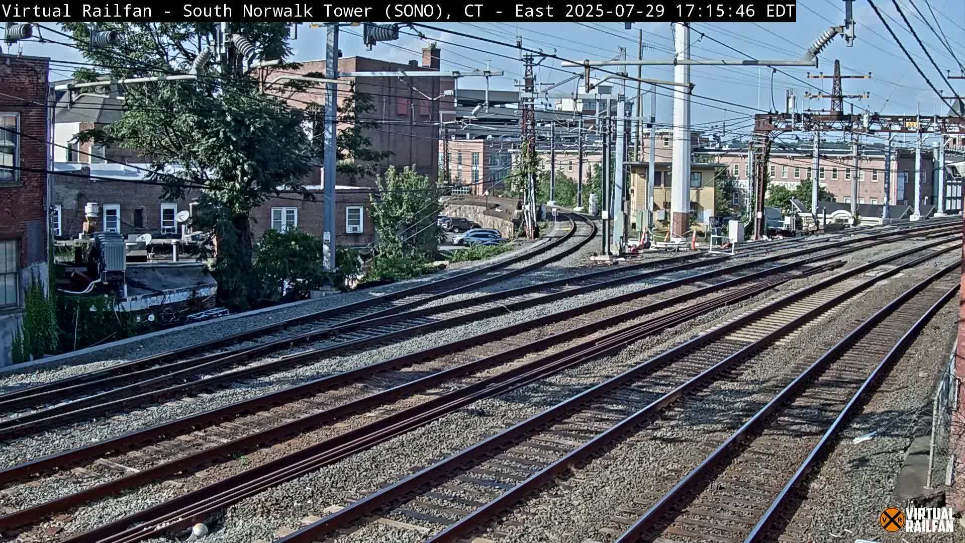 Norwalk  Railway Bridge Junction Live Cam - Norwalk, Fairfield, Connecticut, USA