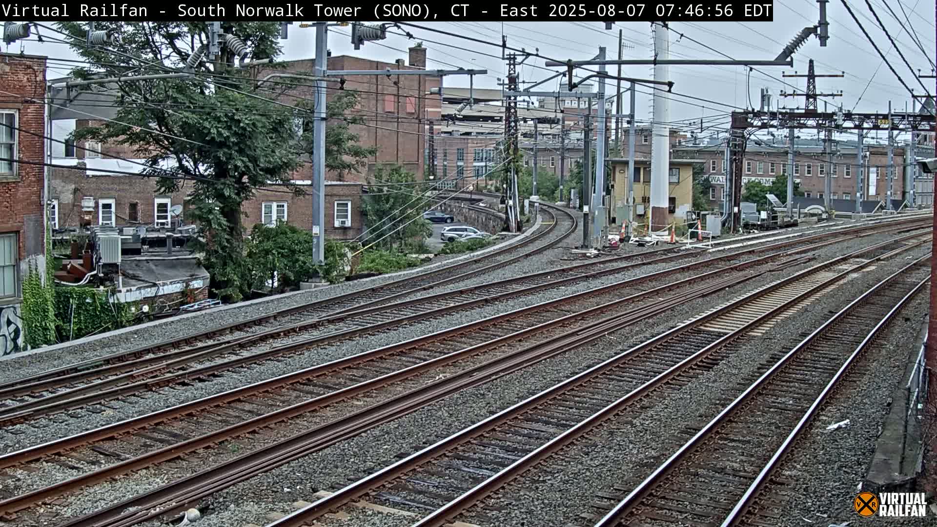Norwalk  Railway Bridge Junction Live Cam - Norwalk, Fairfield, Connecticut, USA