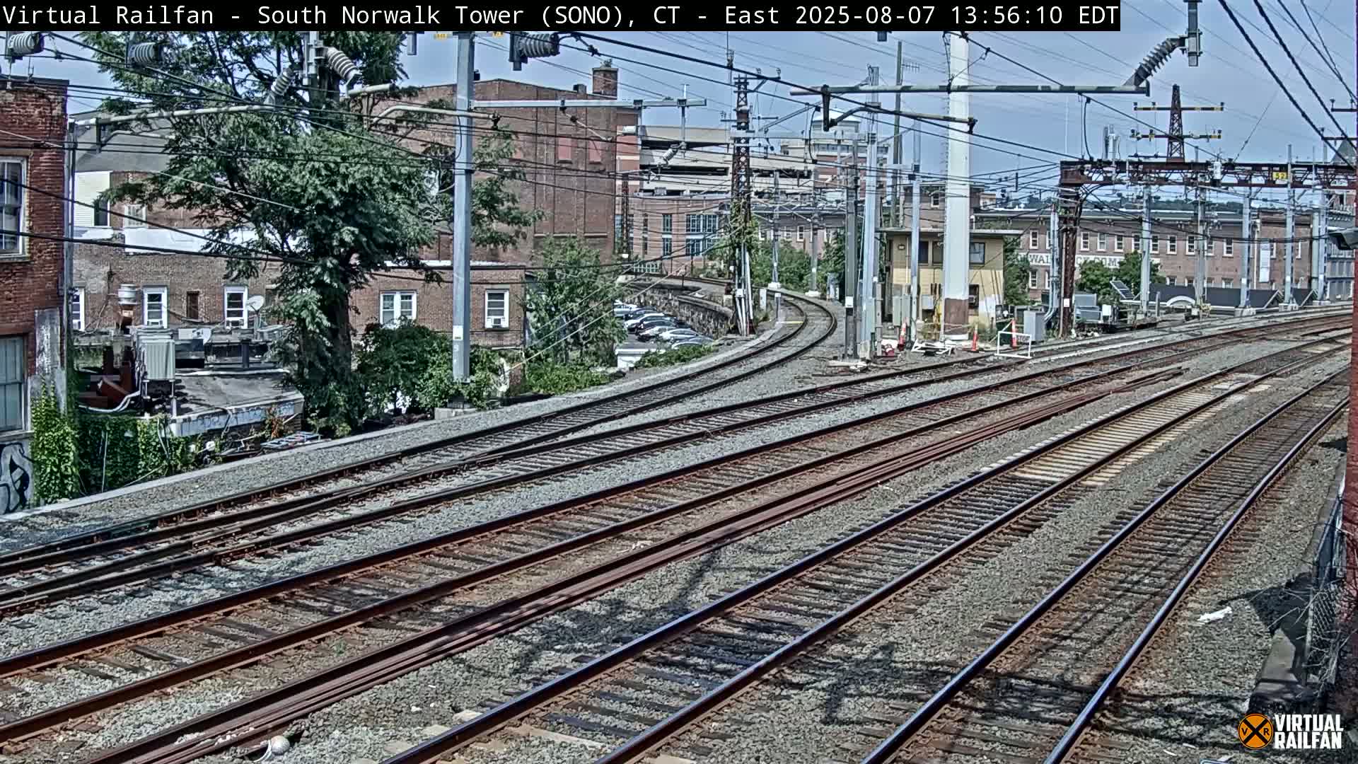 Norwalk  Railway Bridge Junction Live Cam - Norwalk, Fairfield, Connecticut, USA