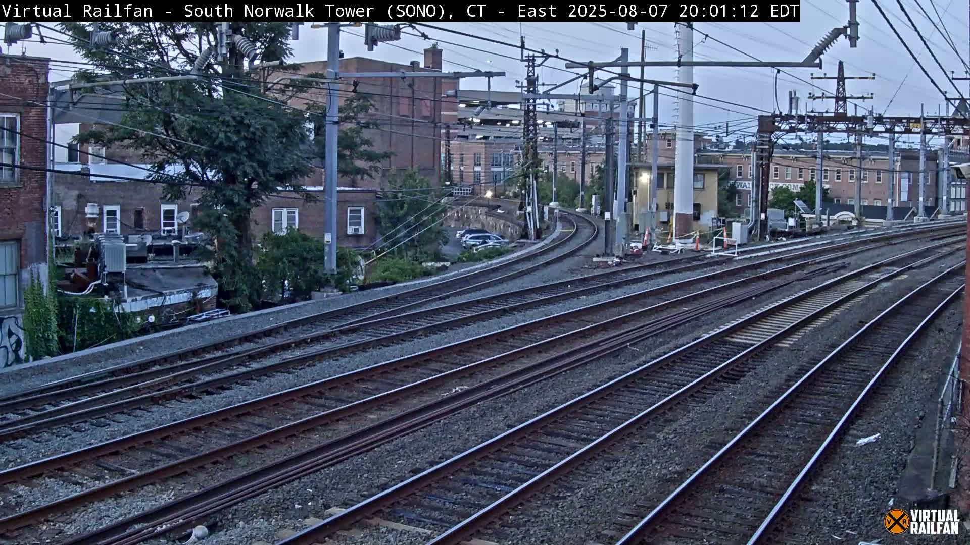 Norwalk  Railway Bridge Junction Live Cam - Norwalk, Fairfield, Connecticut, USA