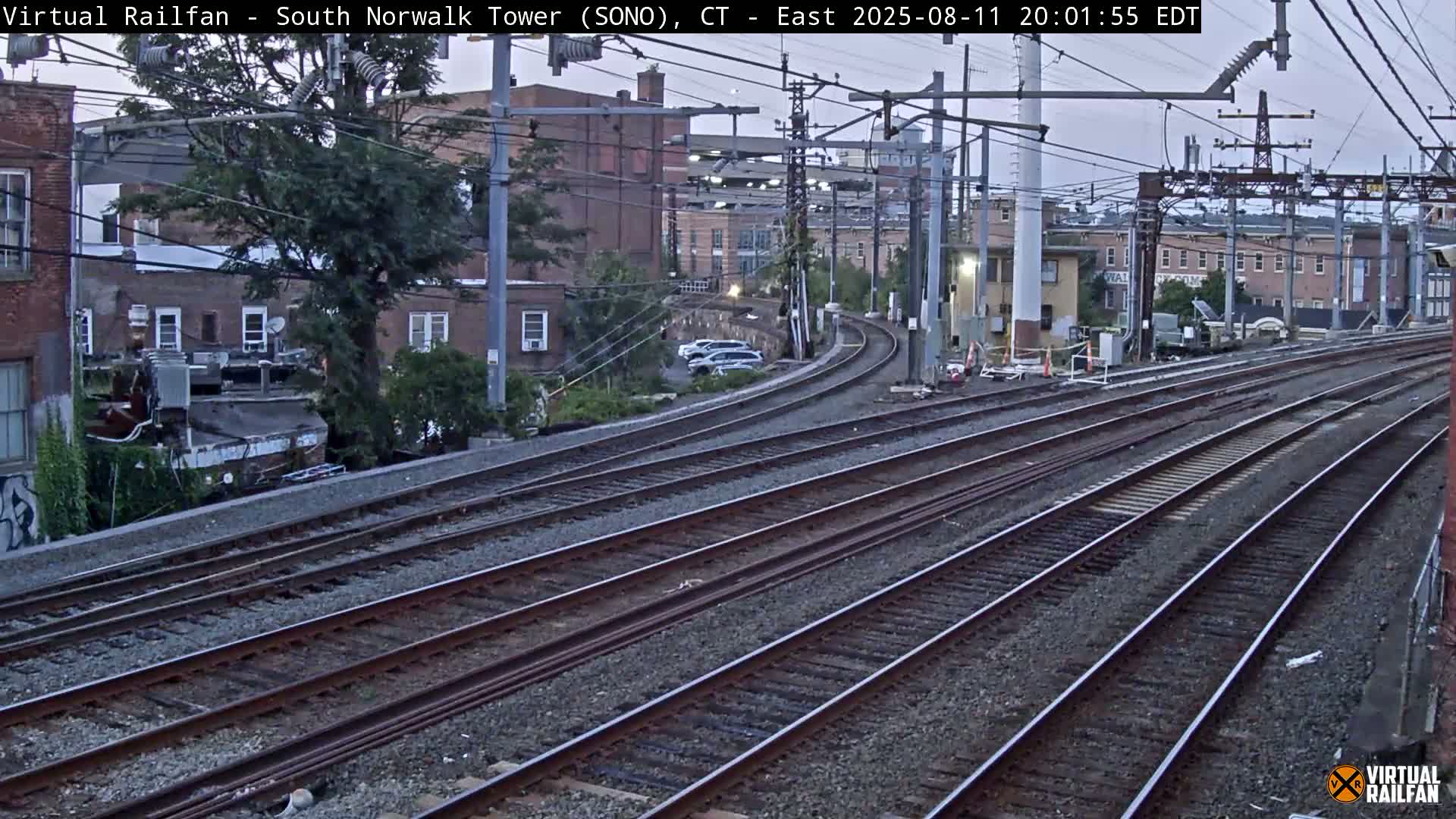 Norwalk  Railway Bridge Junction Live Cam - Norwalk, Fairfield, Connecticut, USA
