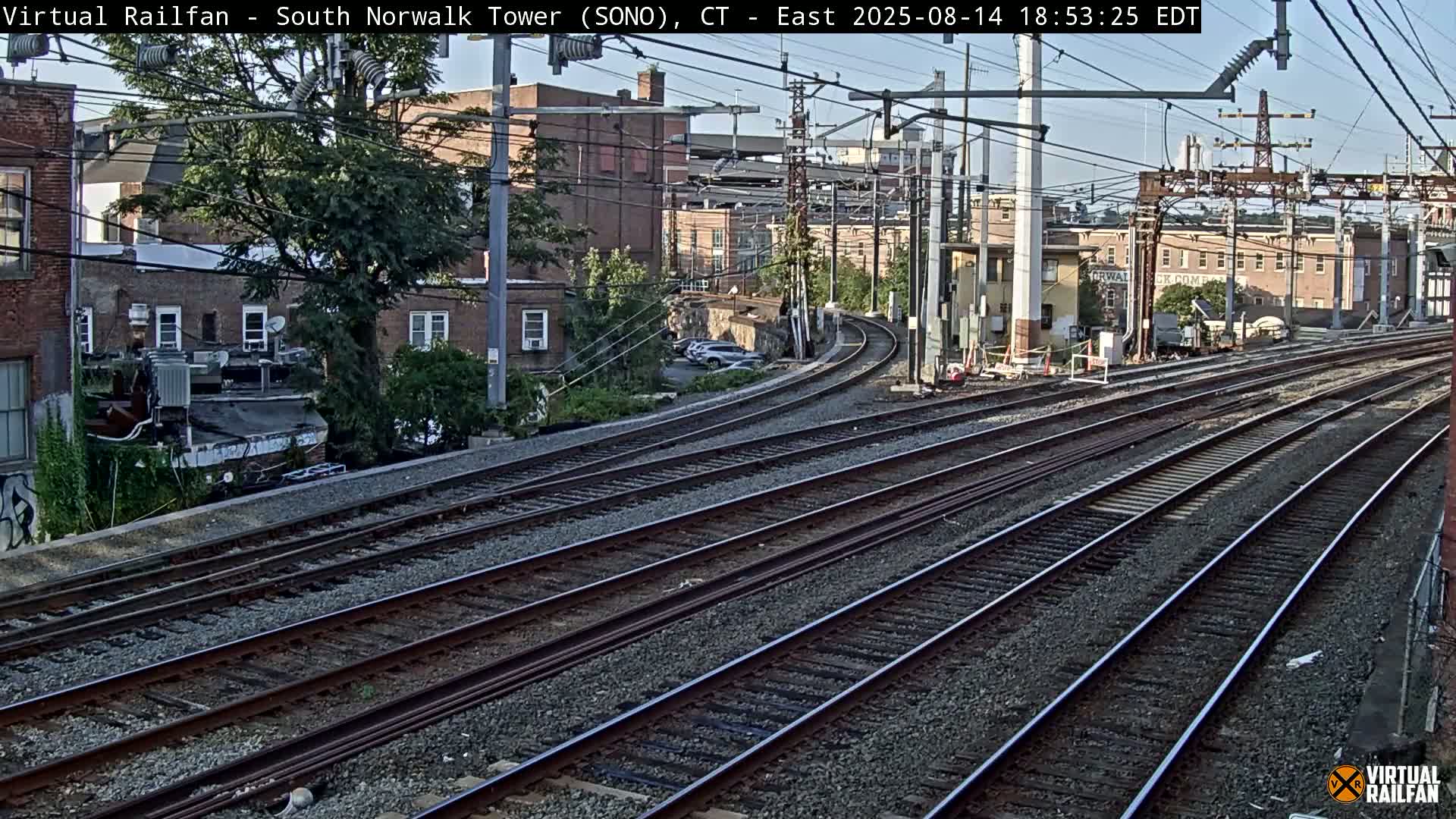 Norwalk  Railway Bridge Junction Live Cam - Norwalk, Fairfield, Connecticut, USA
