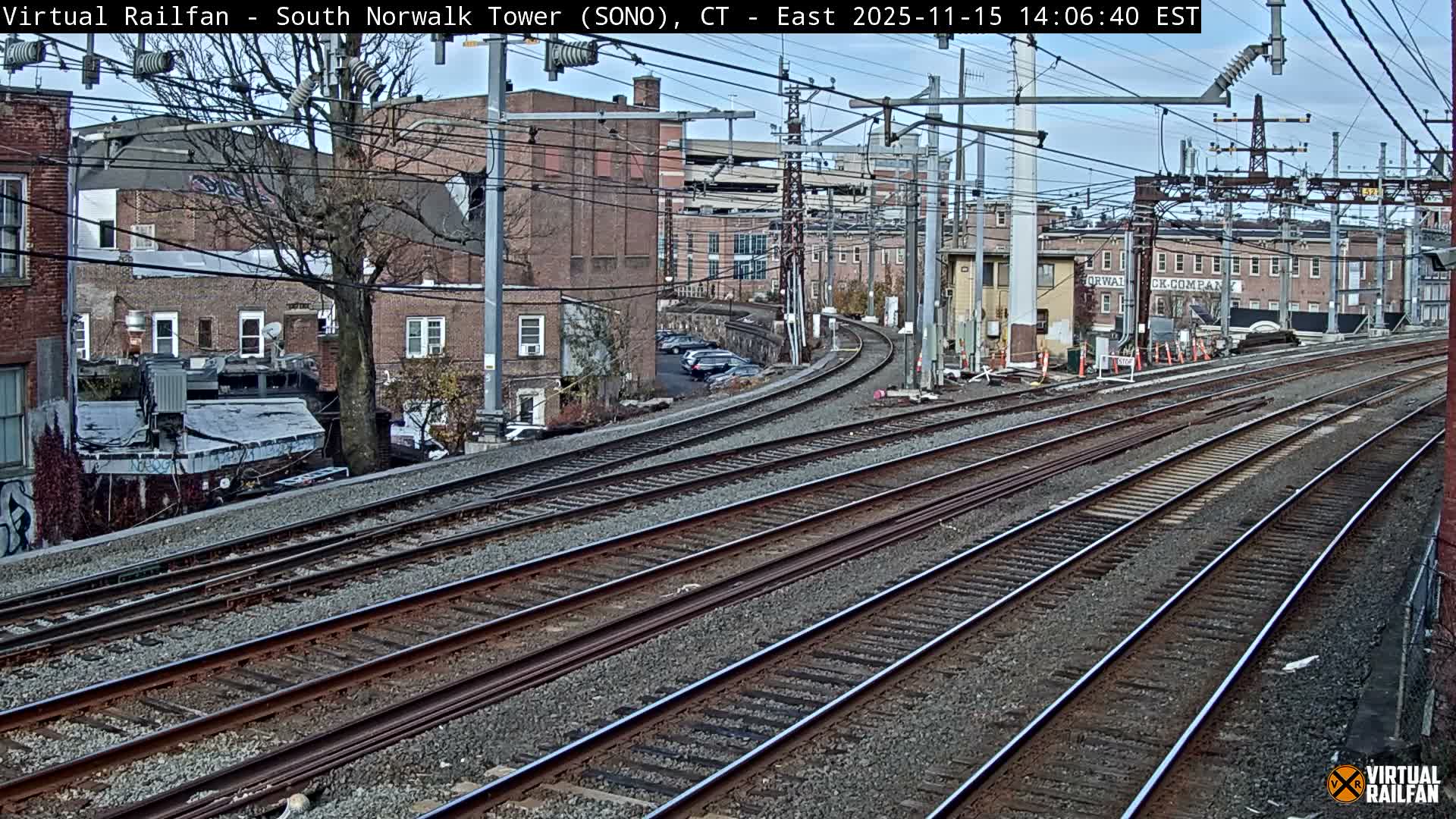 Norwalk  Railway Bridge Junction Live Cam - Norwalk, Fairfield, Connecticut, USA