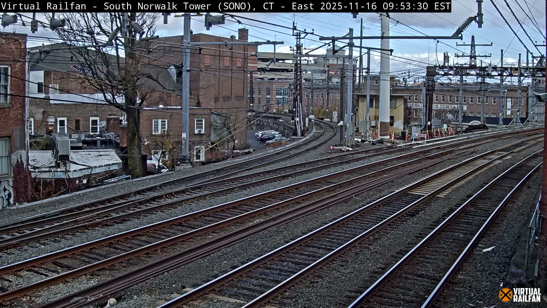 Norwalk  Railway Bridge Junction Live Cam - Norwalk, Fairfield, Connecticut, USA