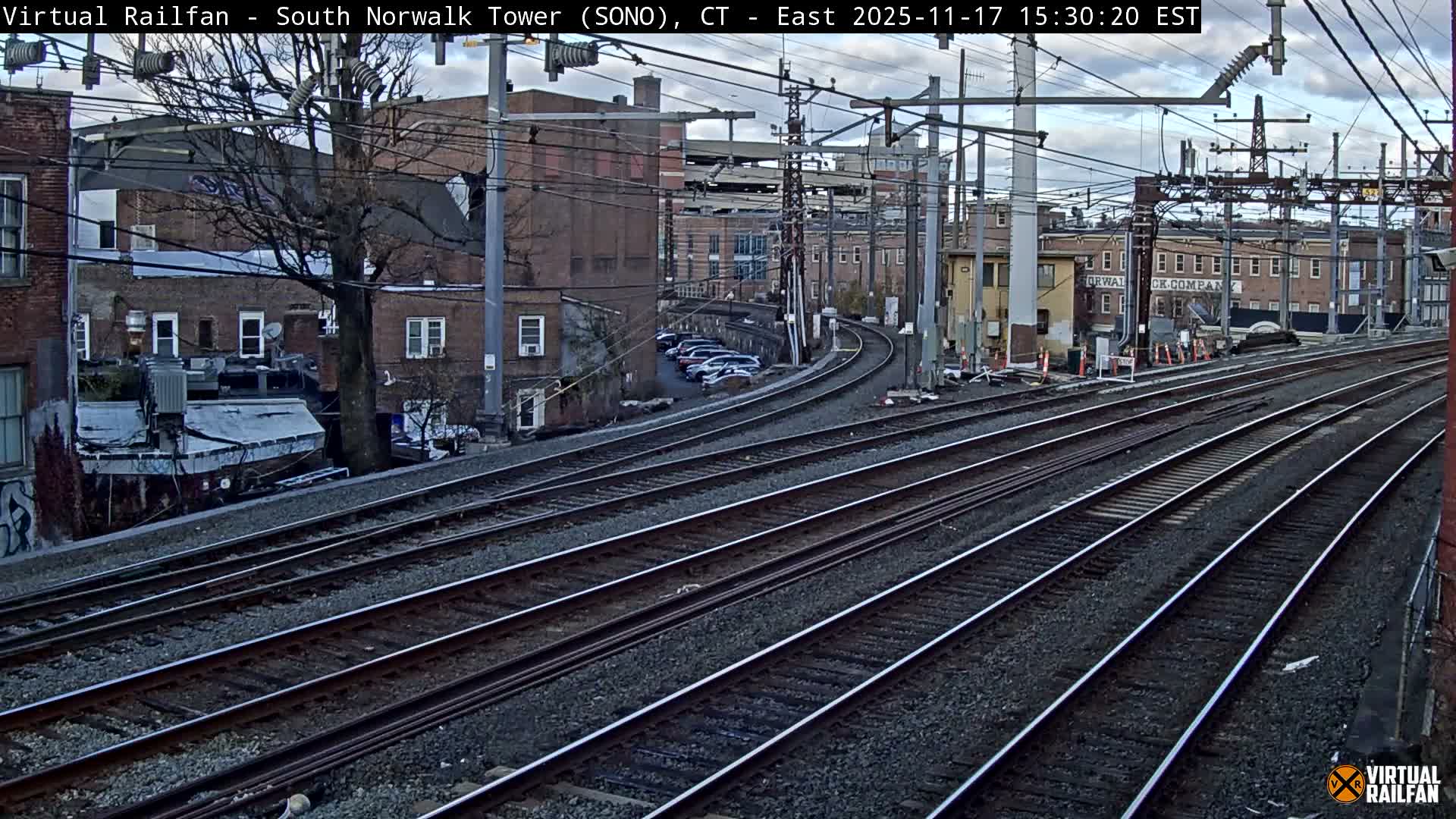 Norwalk  Railway Bridge Junction Live Cam - Norwalk, Fairfield, Connecticut, USA