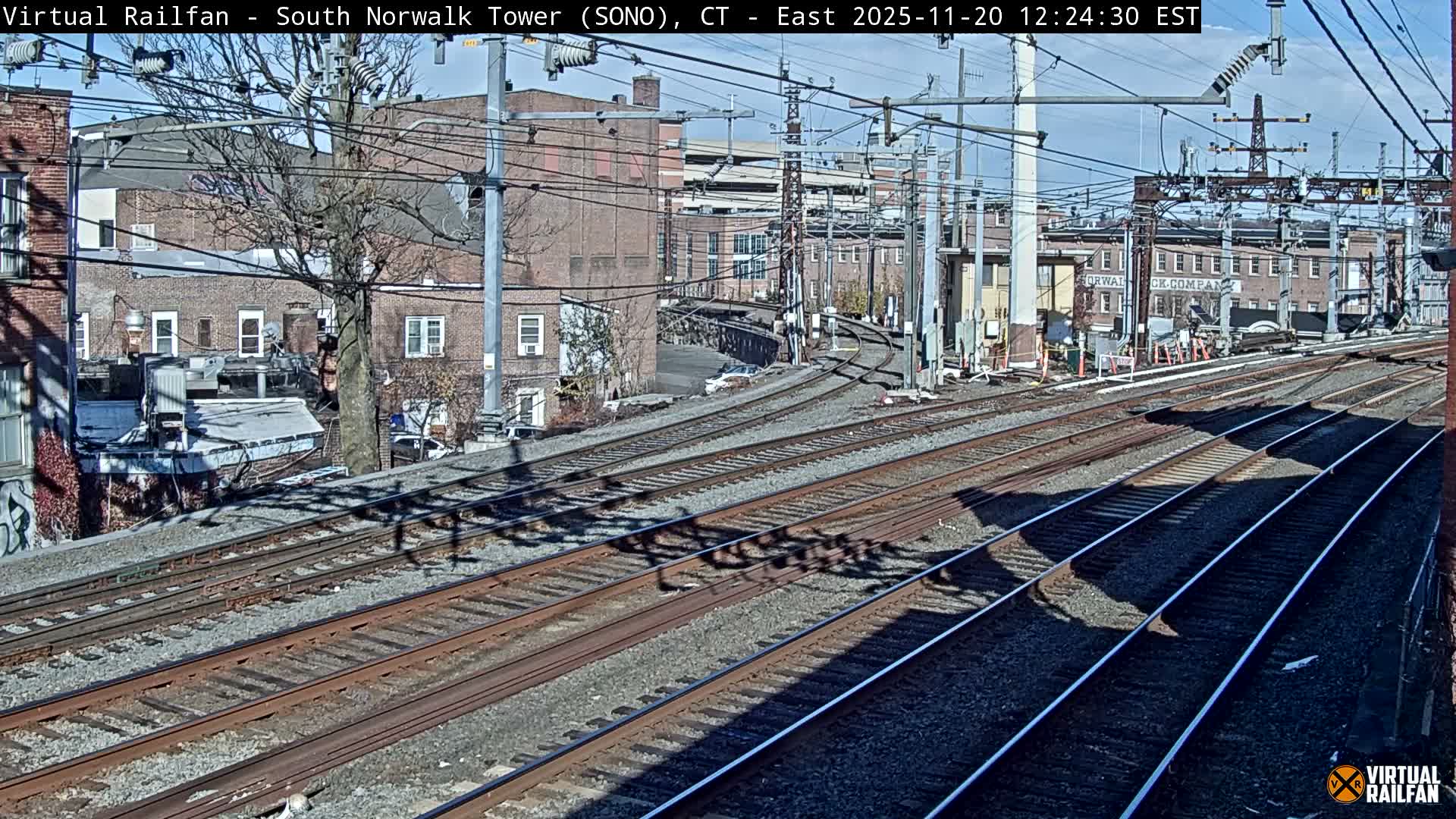 Norwalk  Railway Bridge Junction Live Cam - Norwalk, Fairfield, Connecticut, USA
