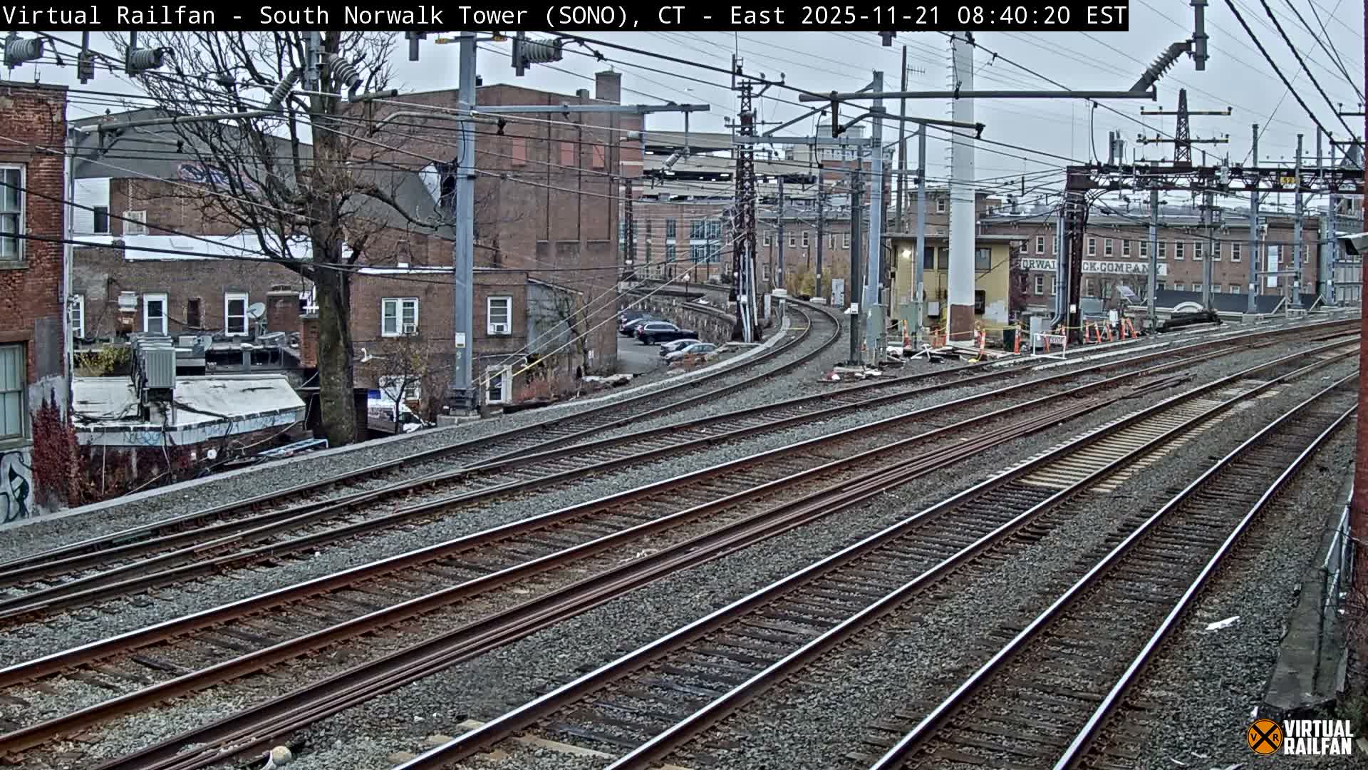Norwalk  Railway Bridge Junction Live Cam - Norwalk, Fairfield, Connecticut, USA