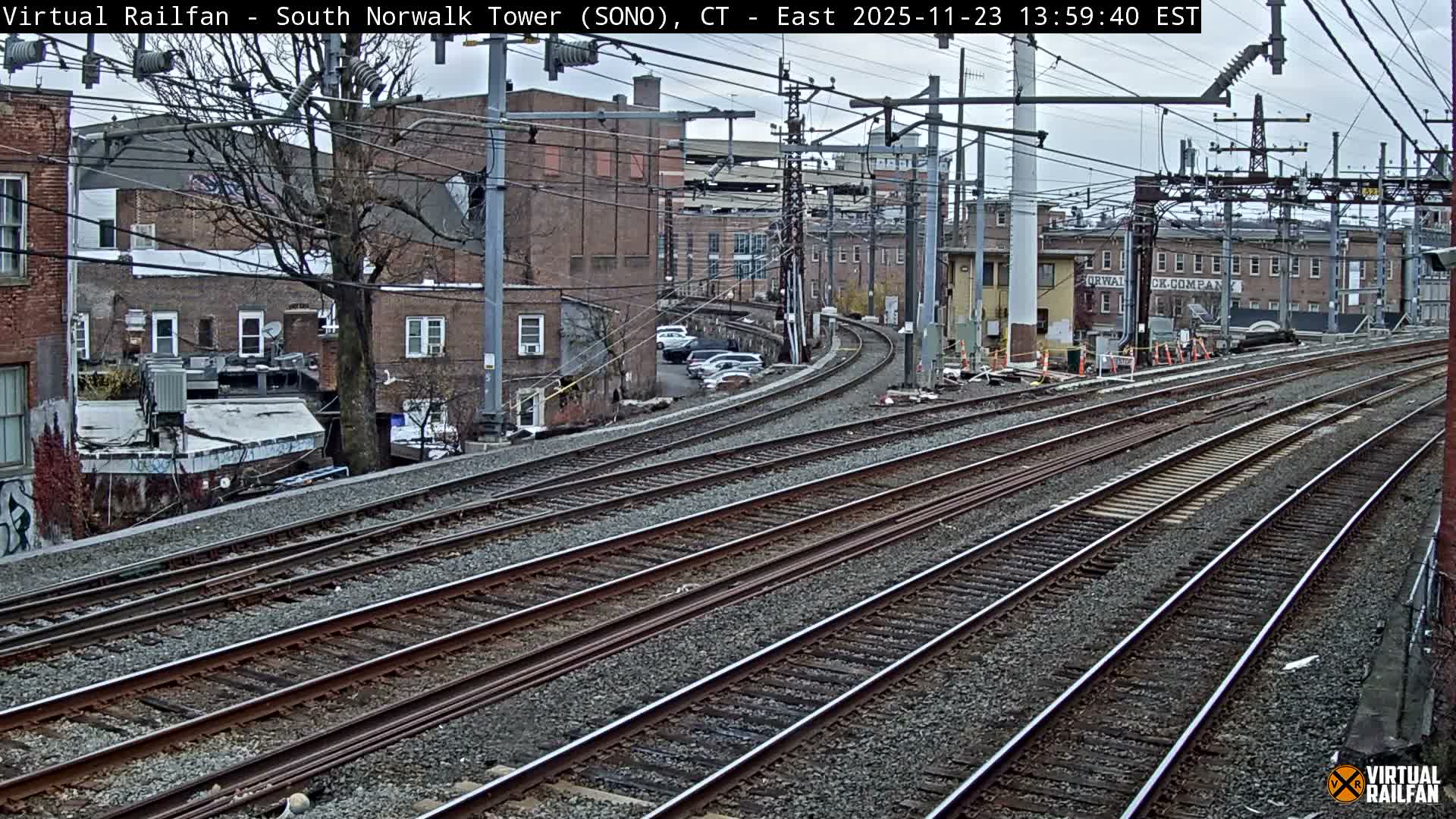 Norwalk  Railway Bridge Junction Live Cam - Norwalk, Fairfield, Connecticut, USA