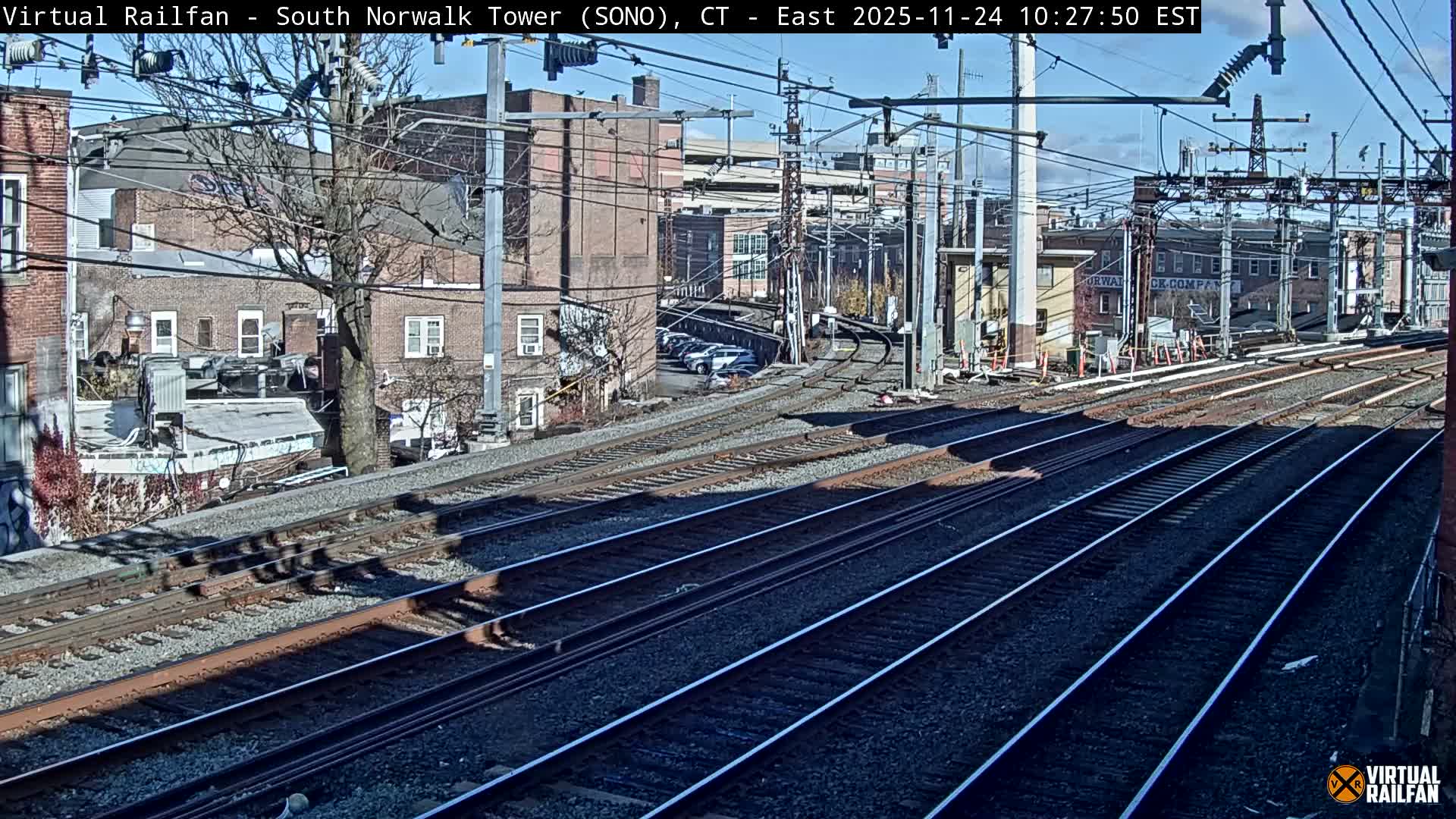 Norwalk  Railway Bridge Junction Live Cam - Norwalk, Fairfield, Connecticut, USA