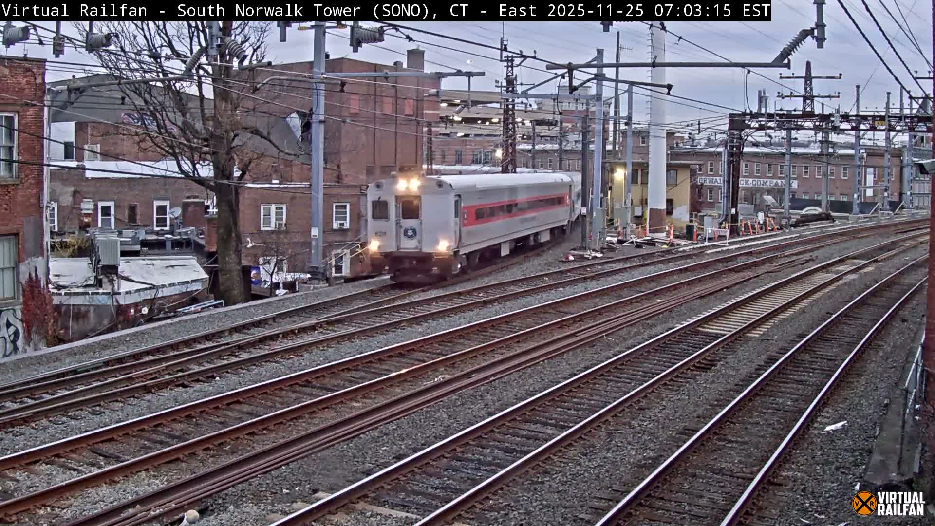 Norwalk  Railway Bridge Junction Live Cam - Norwalk, Fairfield, Connecticut, USA