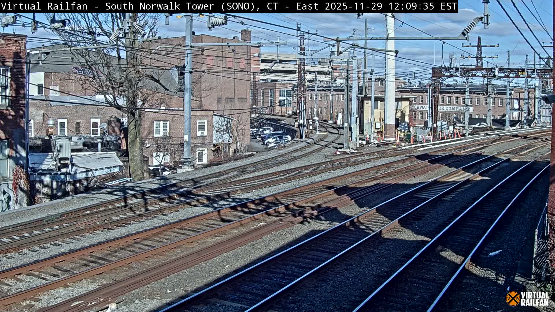 Norwalk  Railway Bridge Junction Live Cam - Norwalk, Fairfield, Connecticut, USA