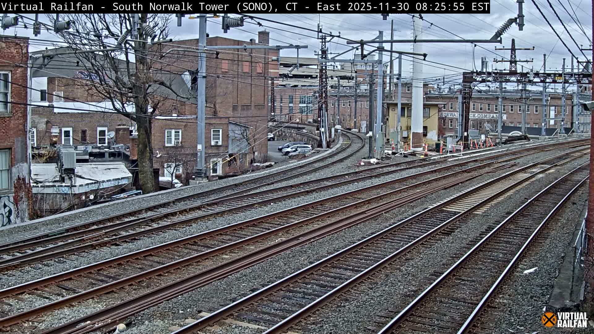 Norwalk  Railway Bridge Junction Live Cam - Norwalk, Fairfield, Connecticut, USA