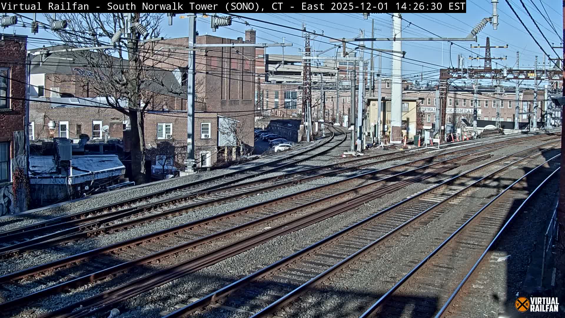 Norwalk  Railway Bridge Junction Live Cam - Norwalk, Fairfield, Connecticut, USA