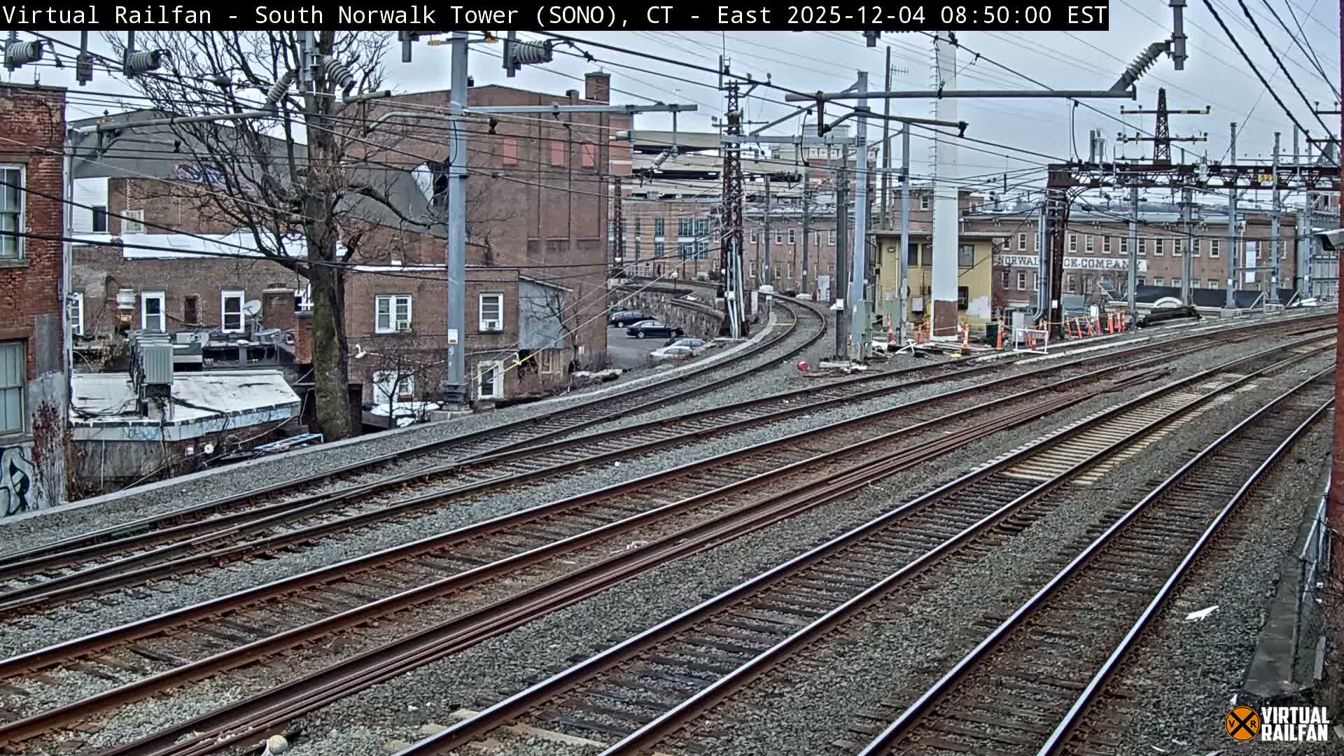Norwalk  Railway Bridge Junction Live Cam - Norwalk, Fairfield, Connecticut, USA