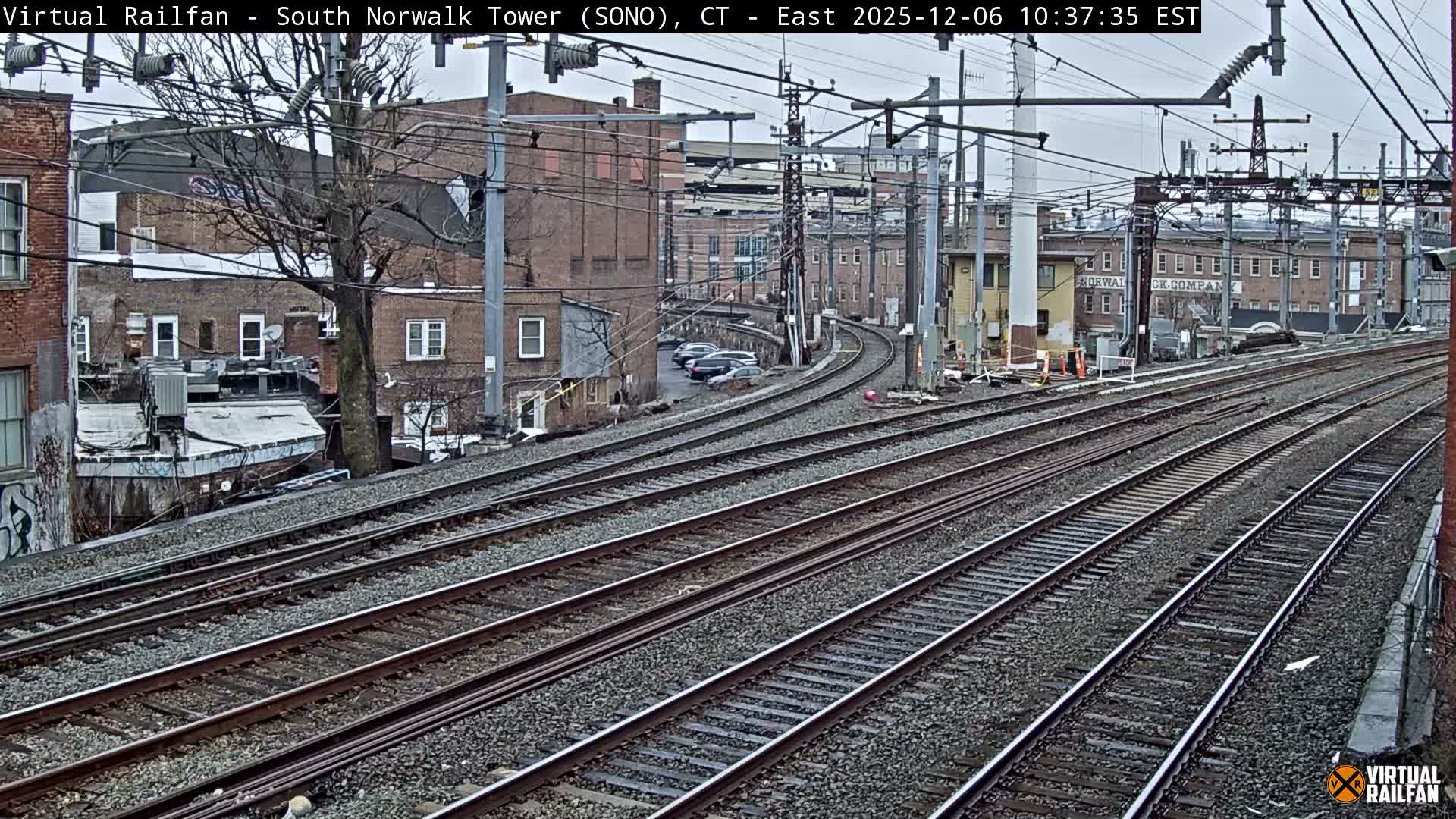 Norwalk  Railway Bridge Junction Live Cam - Norwalk, Fairfield, Connecticut, USA