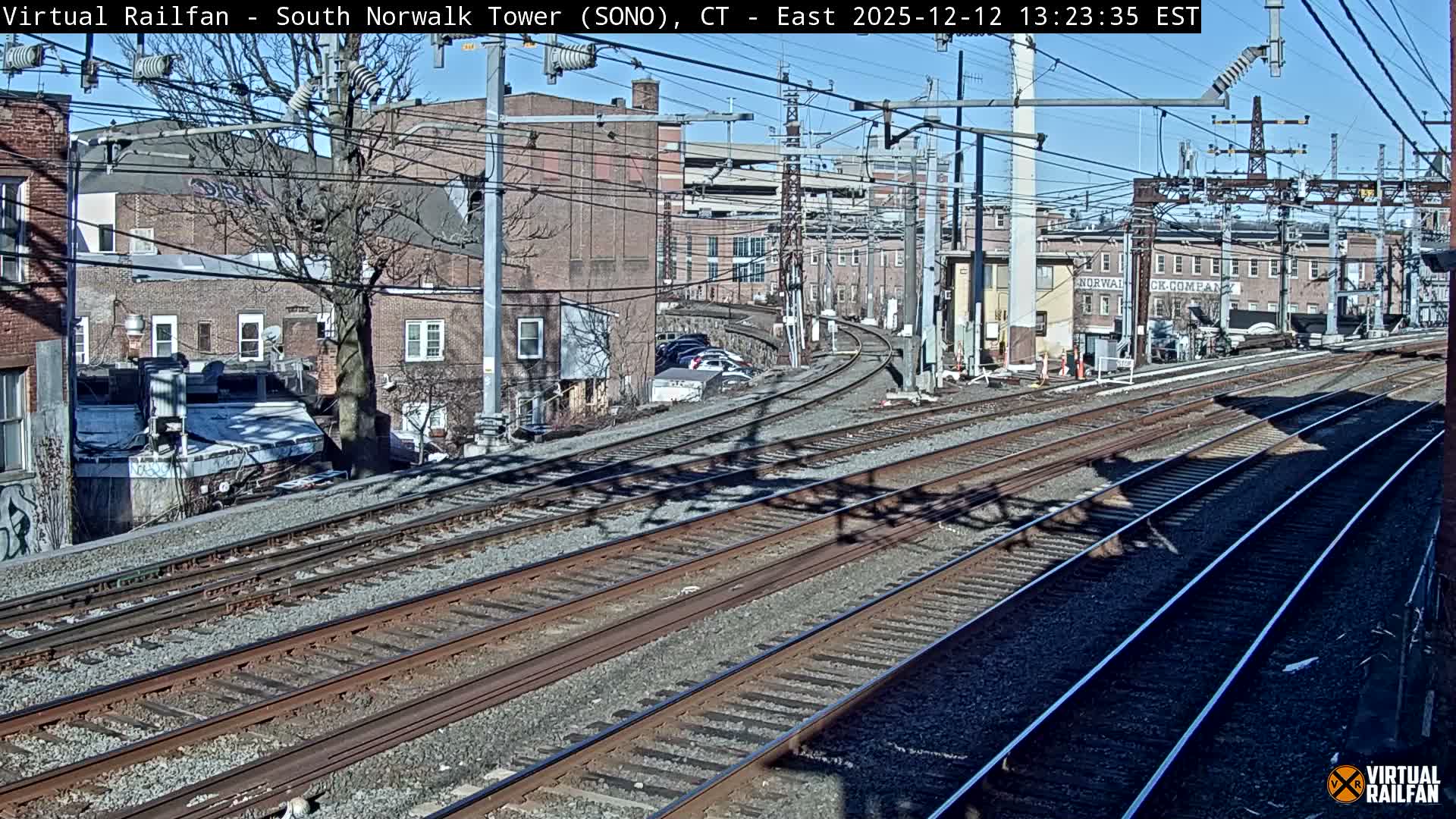 Norwalk  Railway Bridge Junction Live Cam - Norwalk, Fairfield, Connecticut, USA