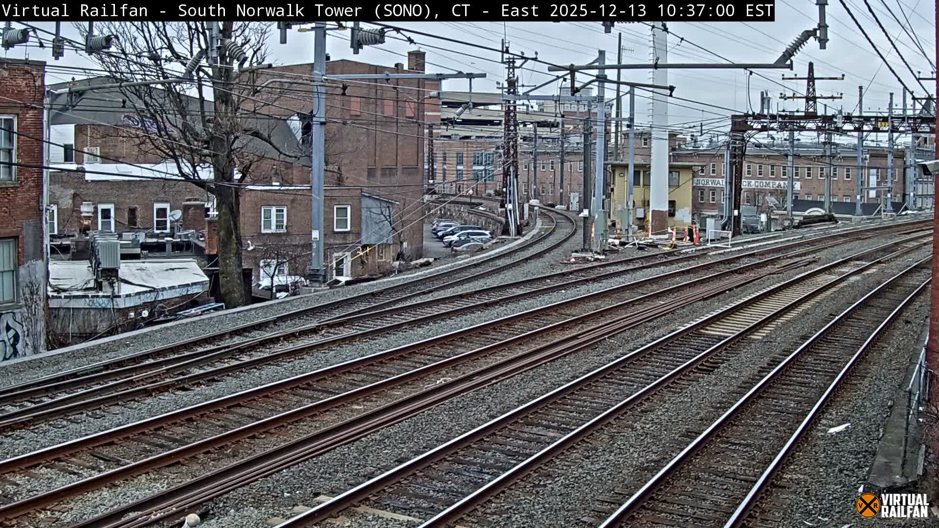 Norwalk  Railway Bridge Junction Live Cam - Norwalk, Fairfield, Connecticut, USA